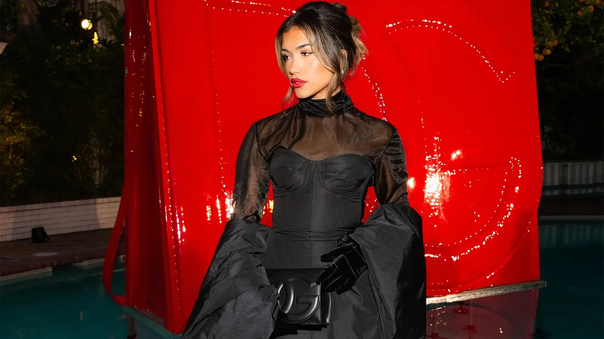 The DG Logo Bag stands out prominently