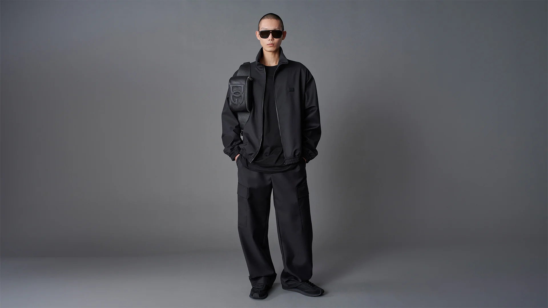 Dolce & Gabbana スカジャン ブラック Dolce & Gabbana スカジャン ブラック Dolce & Gabbana スカジャン