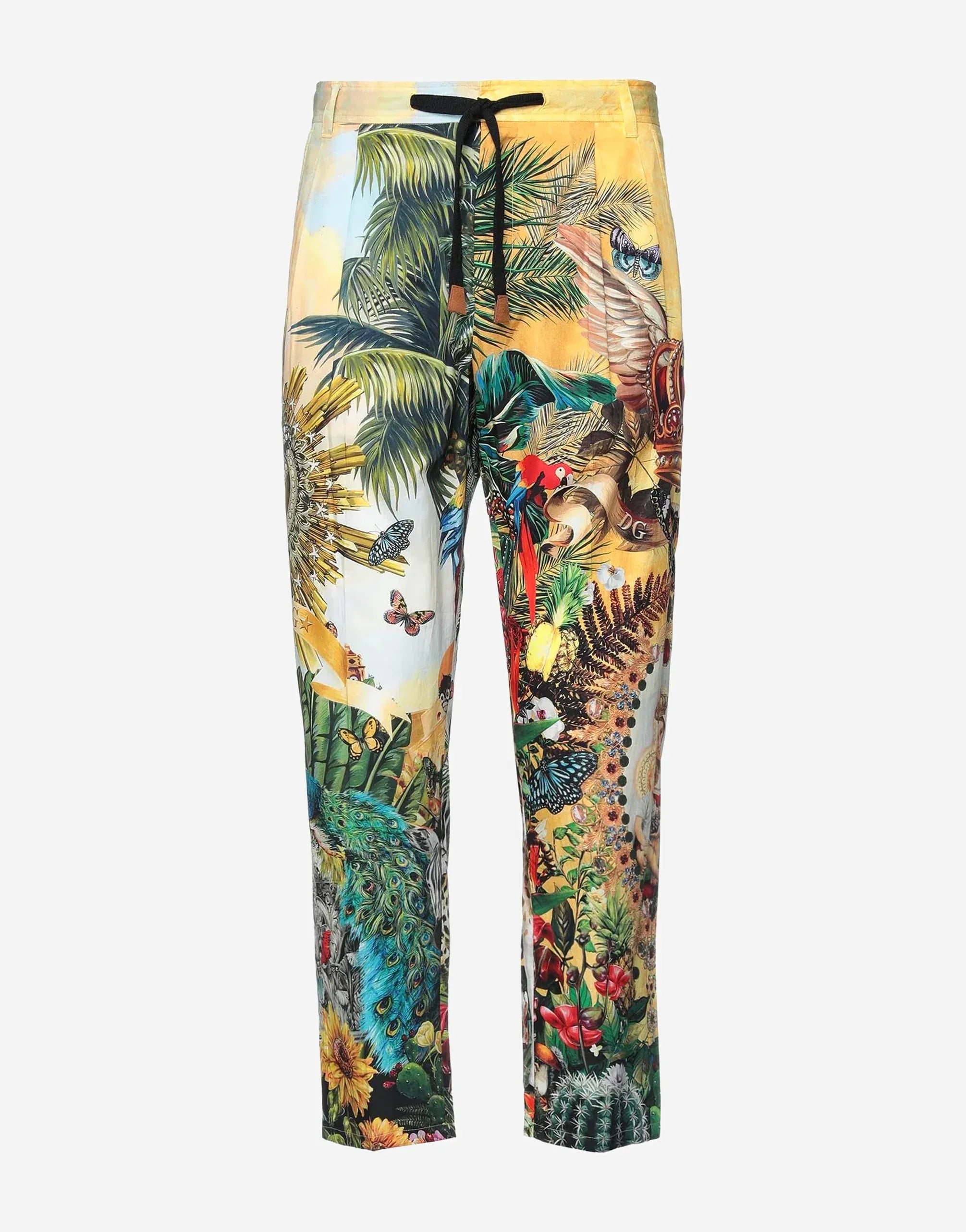 Tropical King Print Trousers