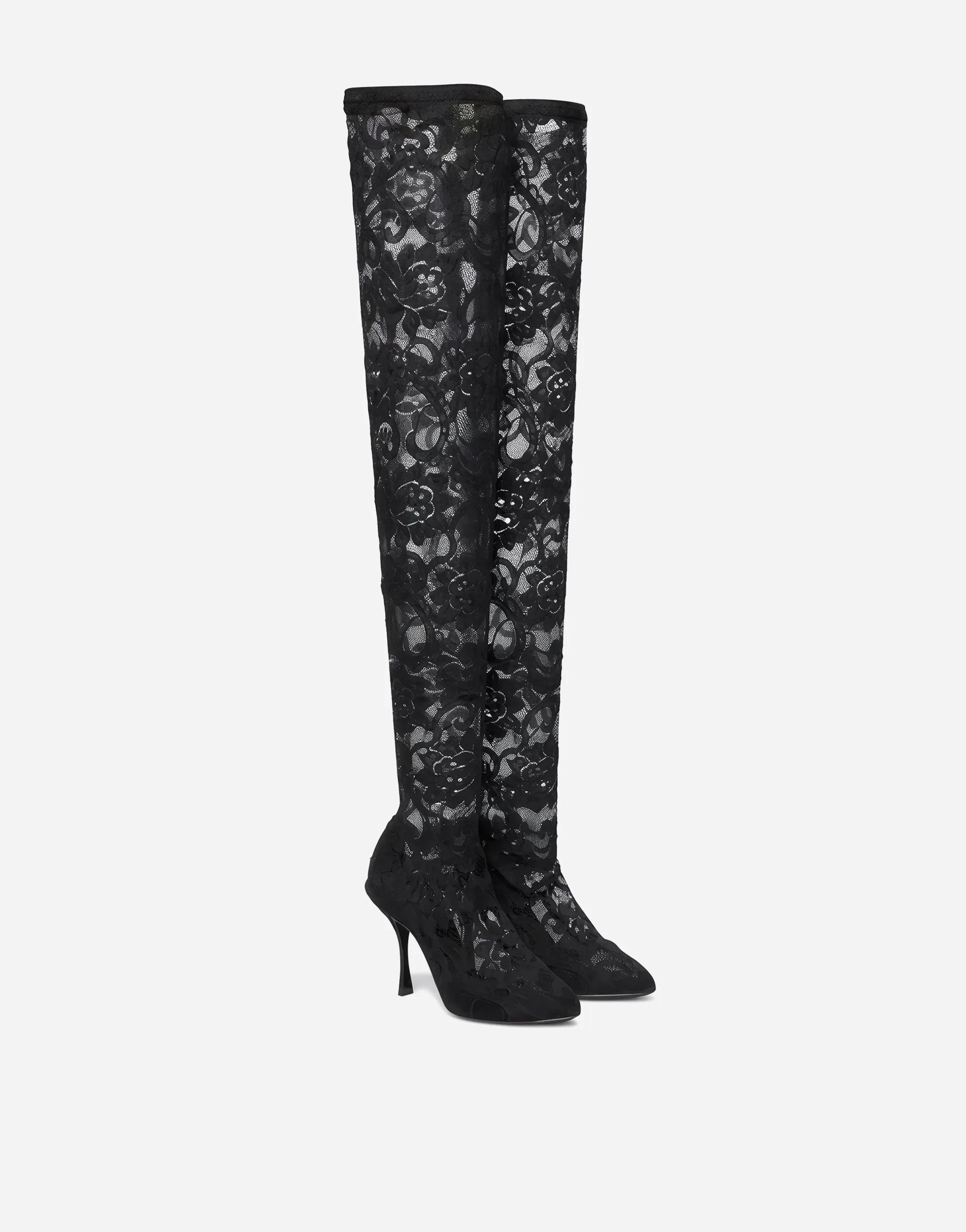 Lace Over-The-Knee Boots