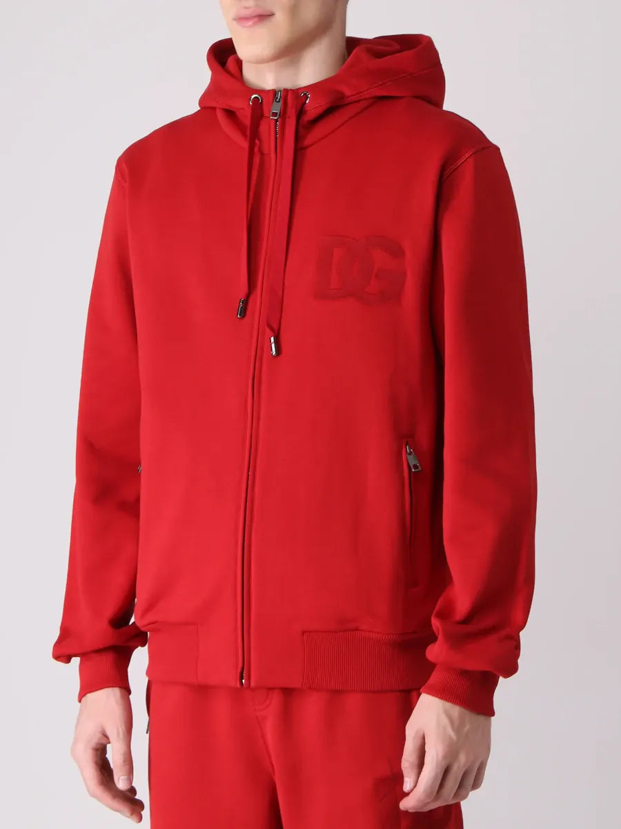 Dolce & Gabbana DG Logo Zip Hoodie