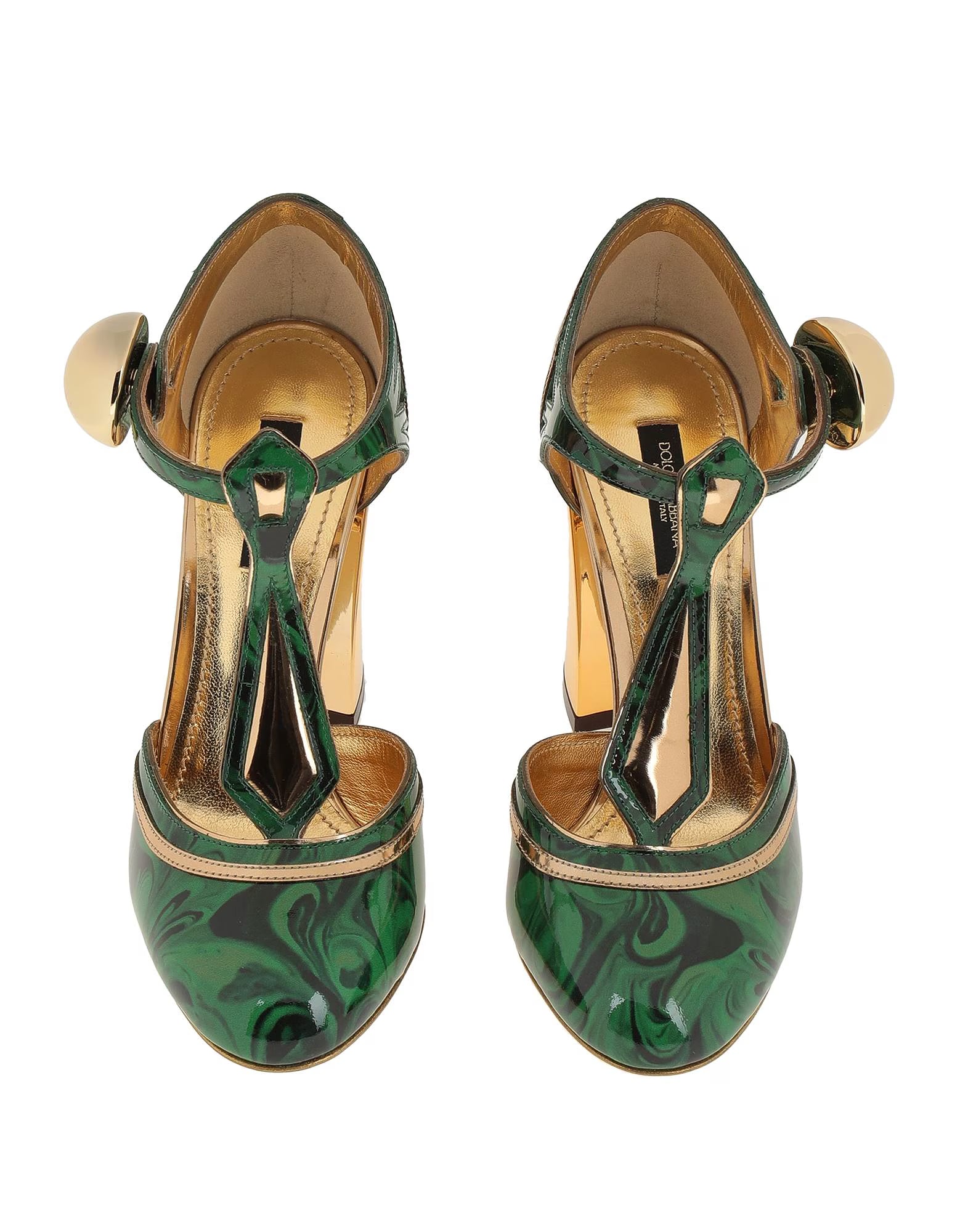 Laminated-Effect Leather Courts