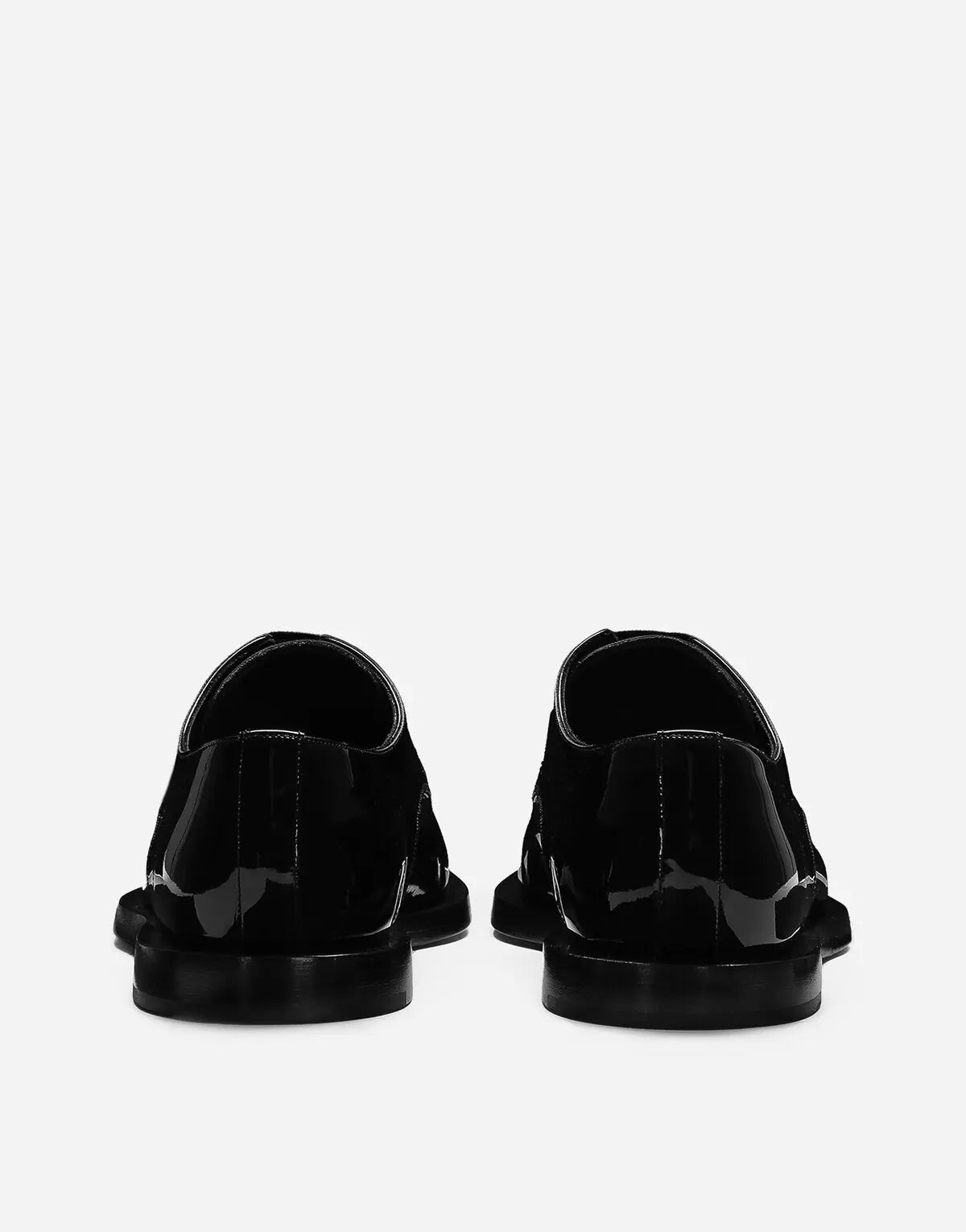 Dolce & Gabbana Patent Leather Achille Derby Shoes
