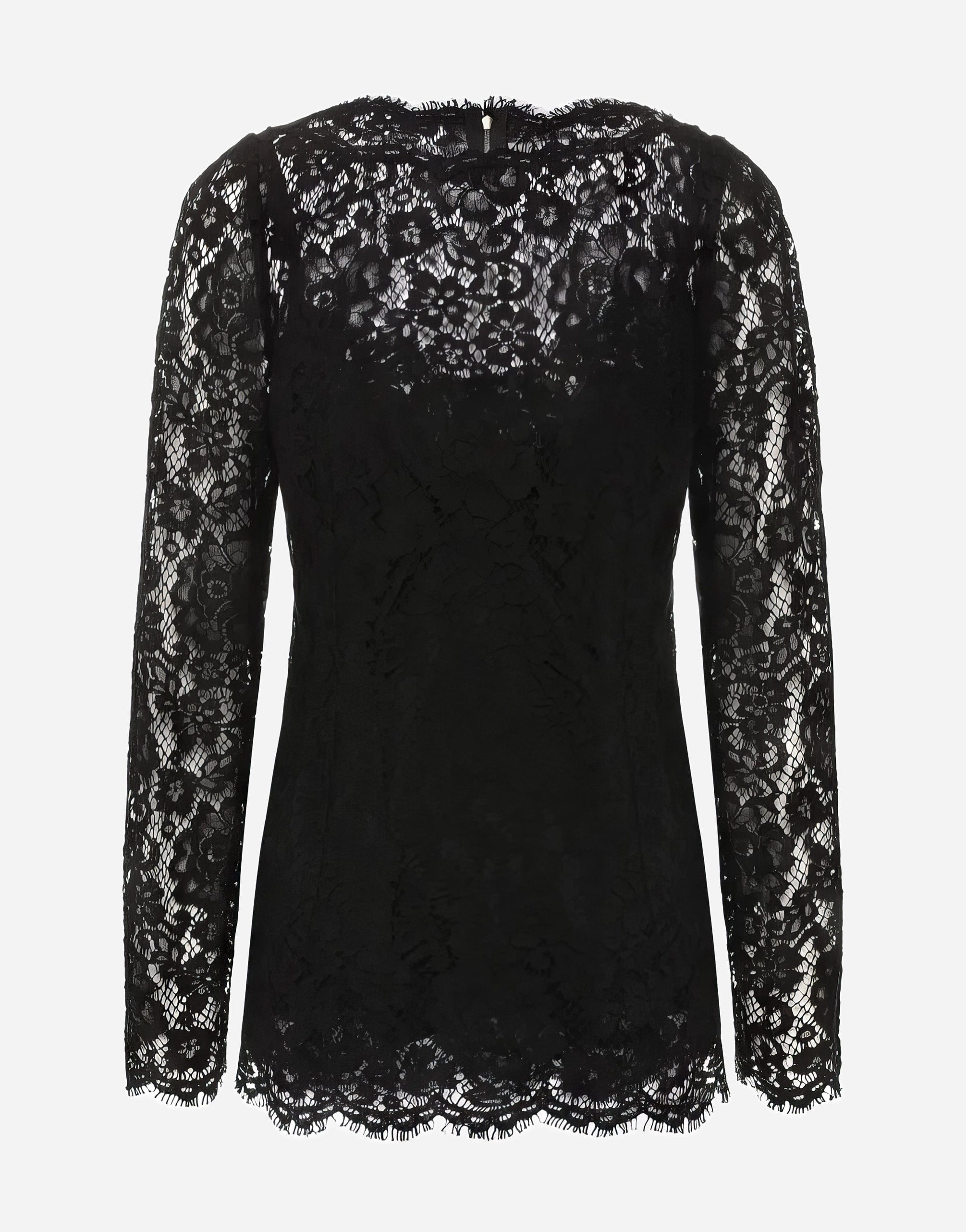 Dolce & Gabbana Embroidered Lace Blouse