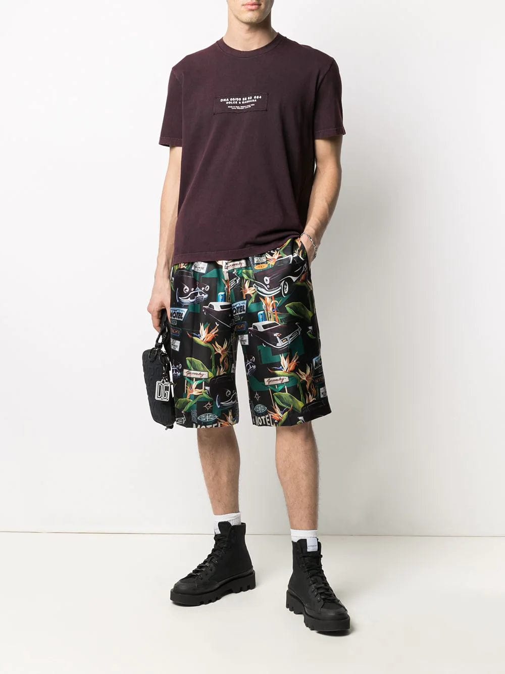 Dolce & Gabbana Logo Patch Short-Sleeve T-Shirt