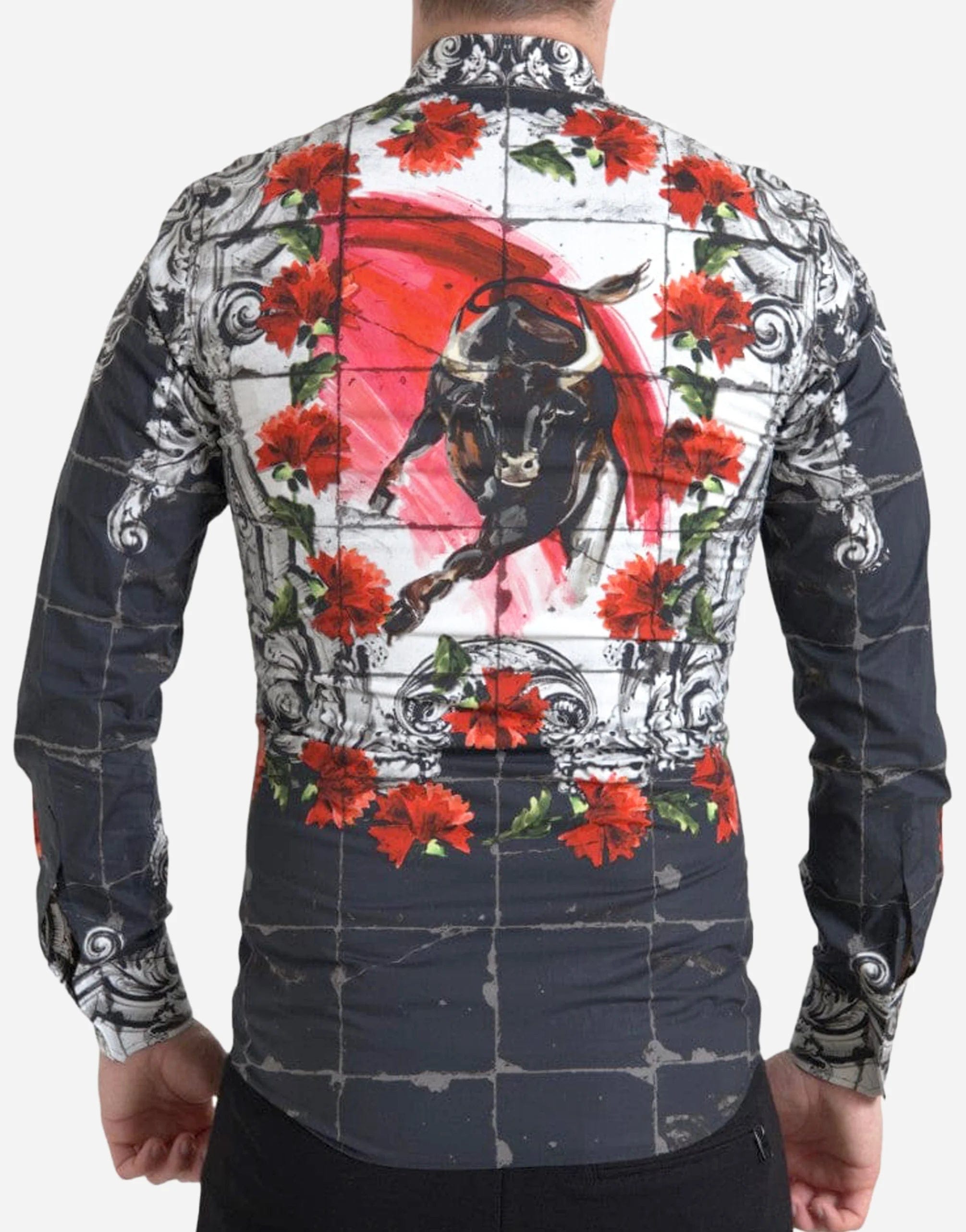 Floral Bull Print Shirt
