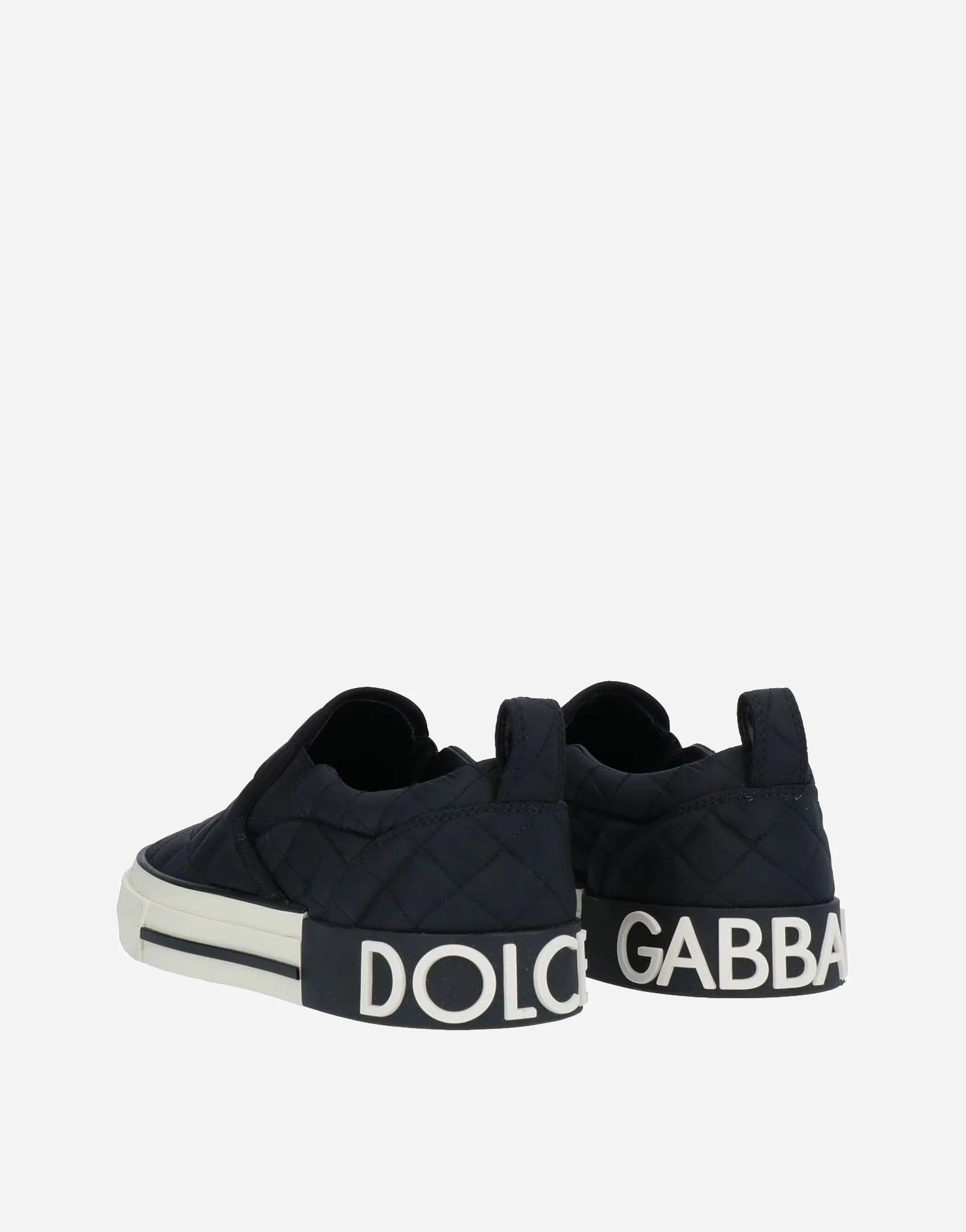 Dolce & Gabbana Quilted Slip On Low Top Sneakers