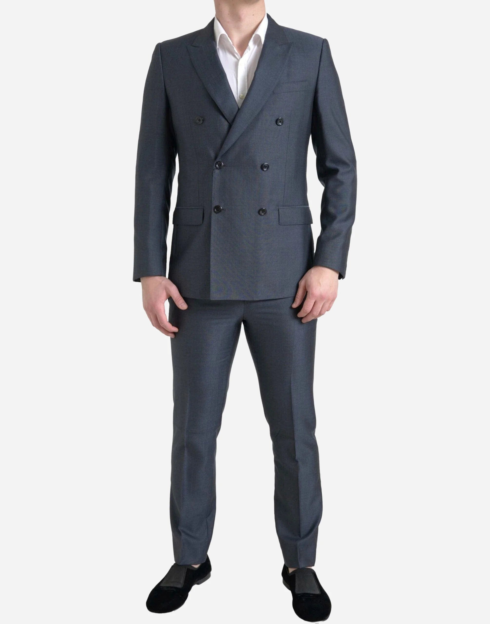Dolce & Gabbana Two Piece Double Breasted Martini Suit