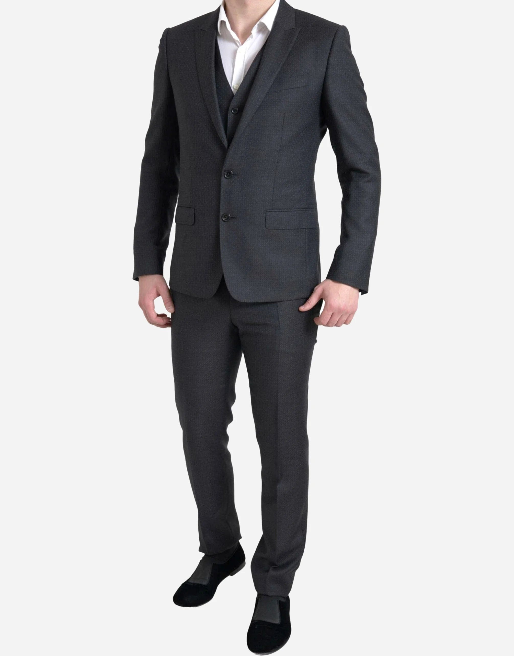 Three Piece Single Breasted Martini Suit