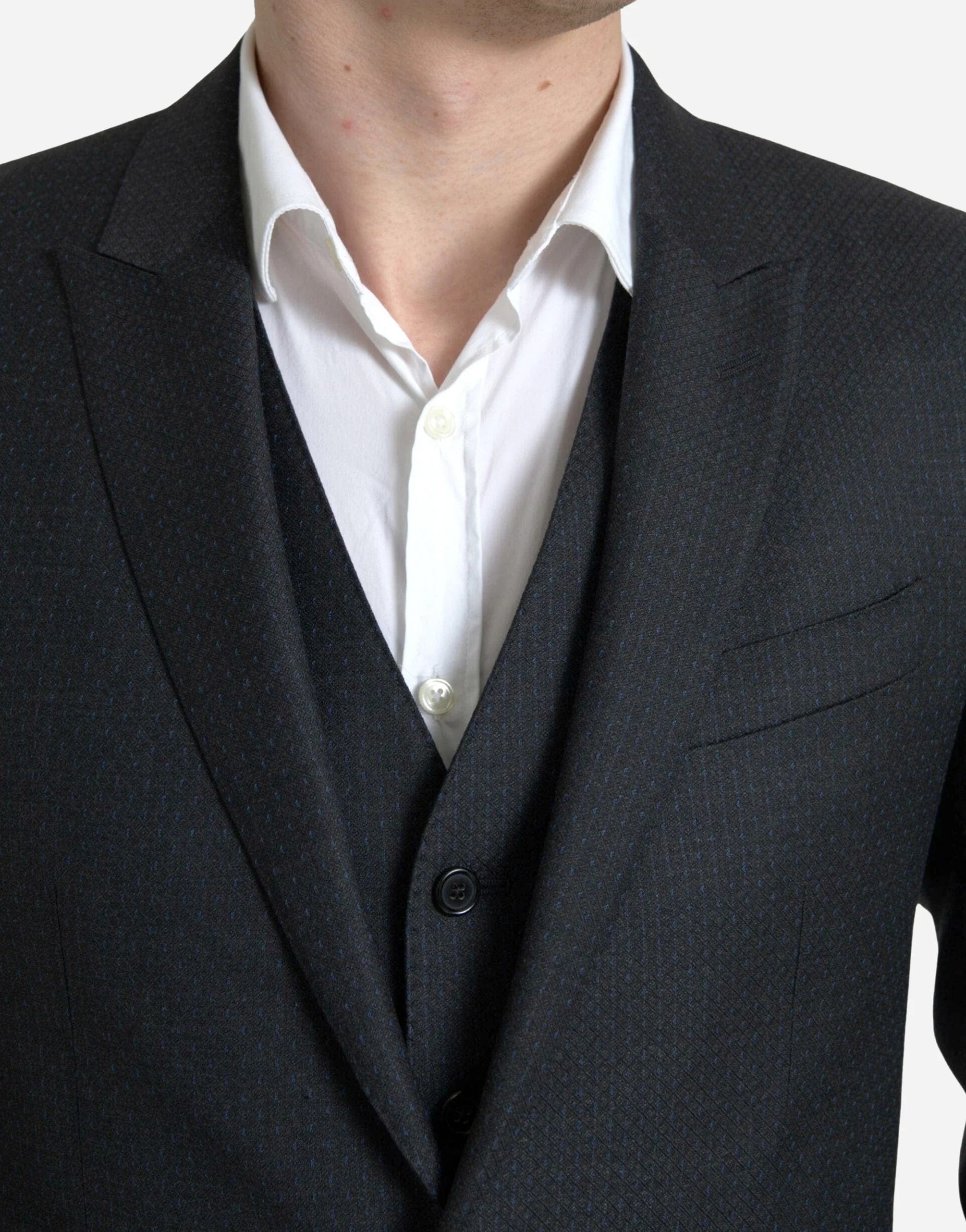 Dolce & Gabbana Three Piece Single Breasted Martini Suit