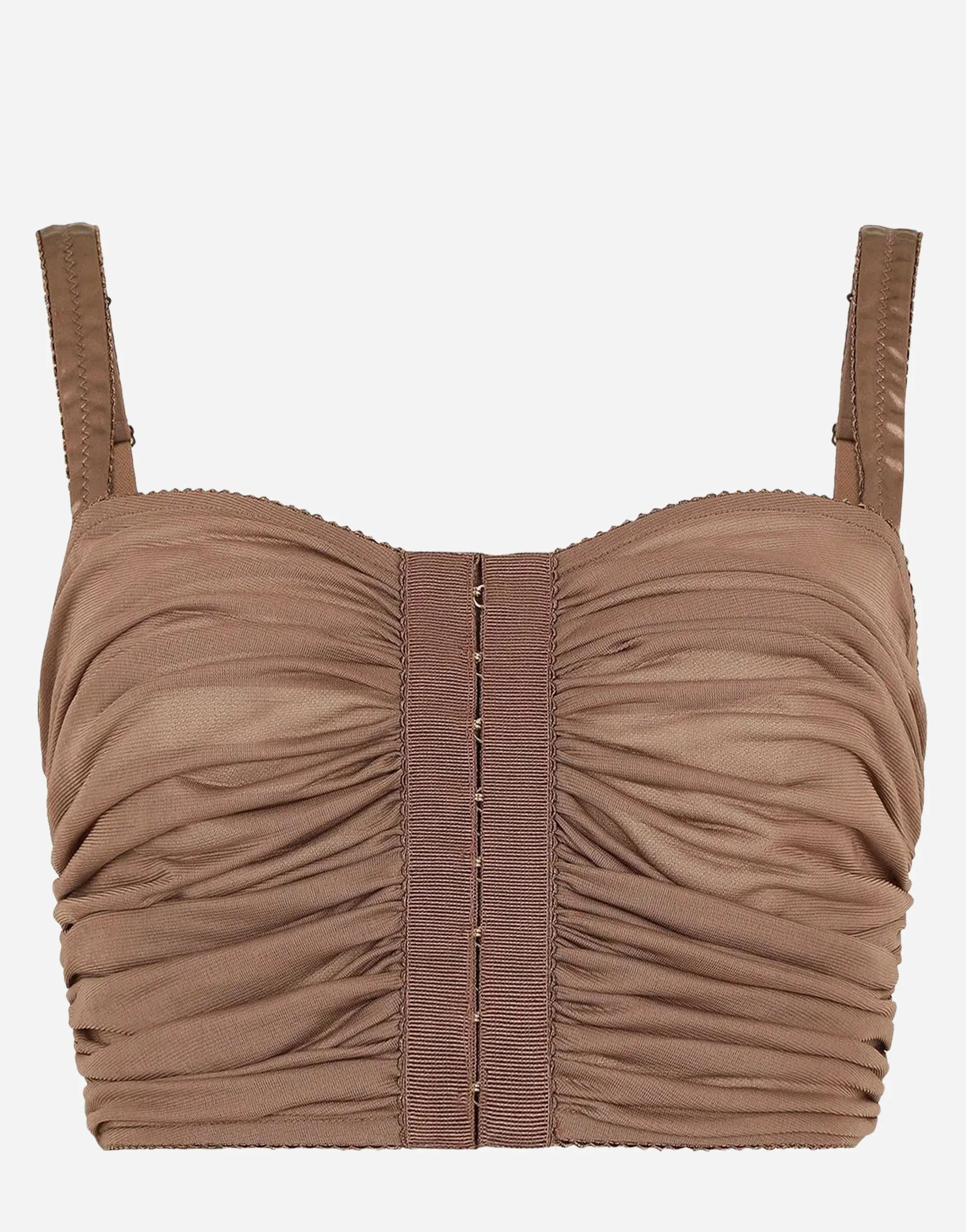 Dolce & Gabbana Draped Crop Top