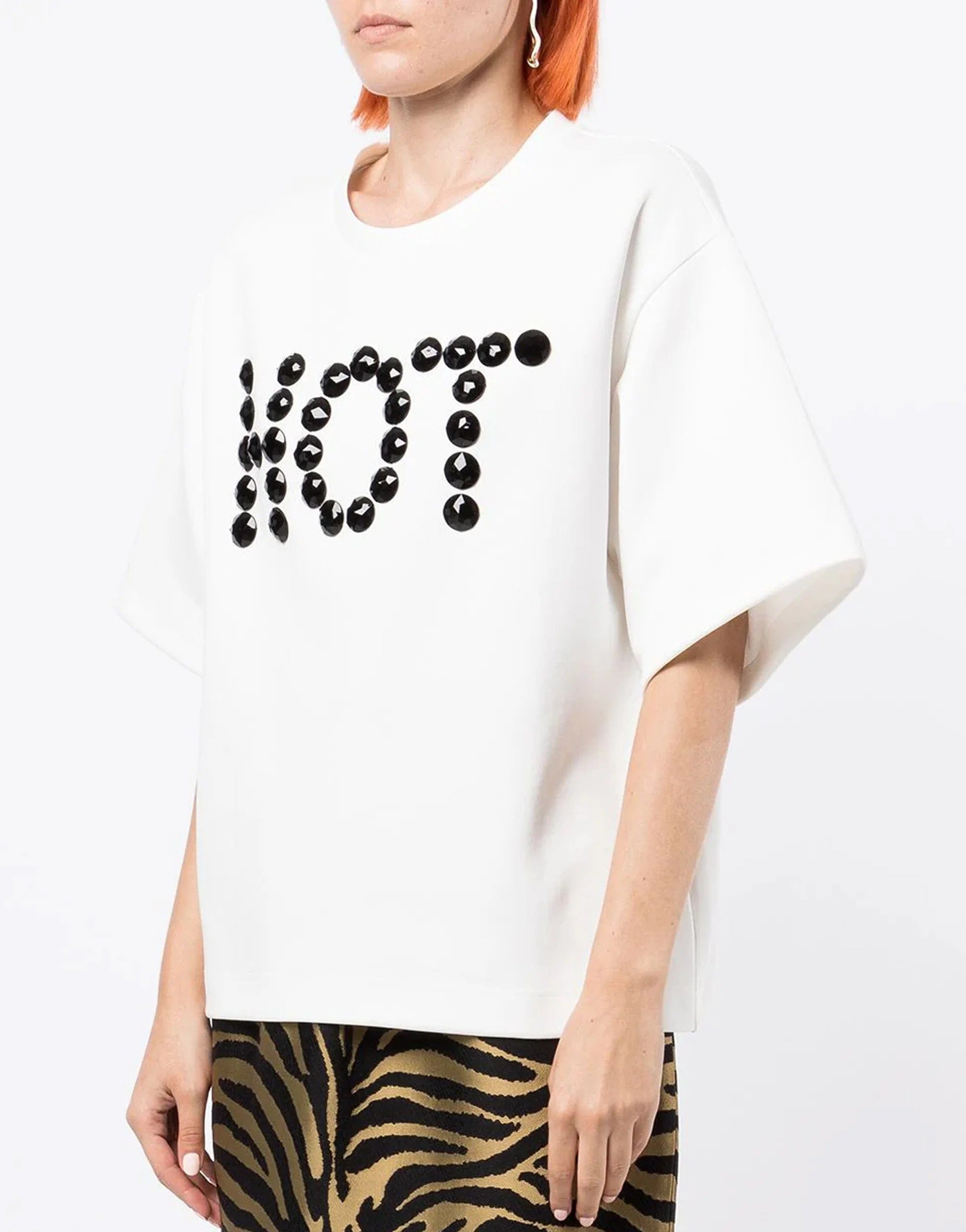 Dolce & Gabbana Crystal-Embellished T-Shirt