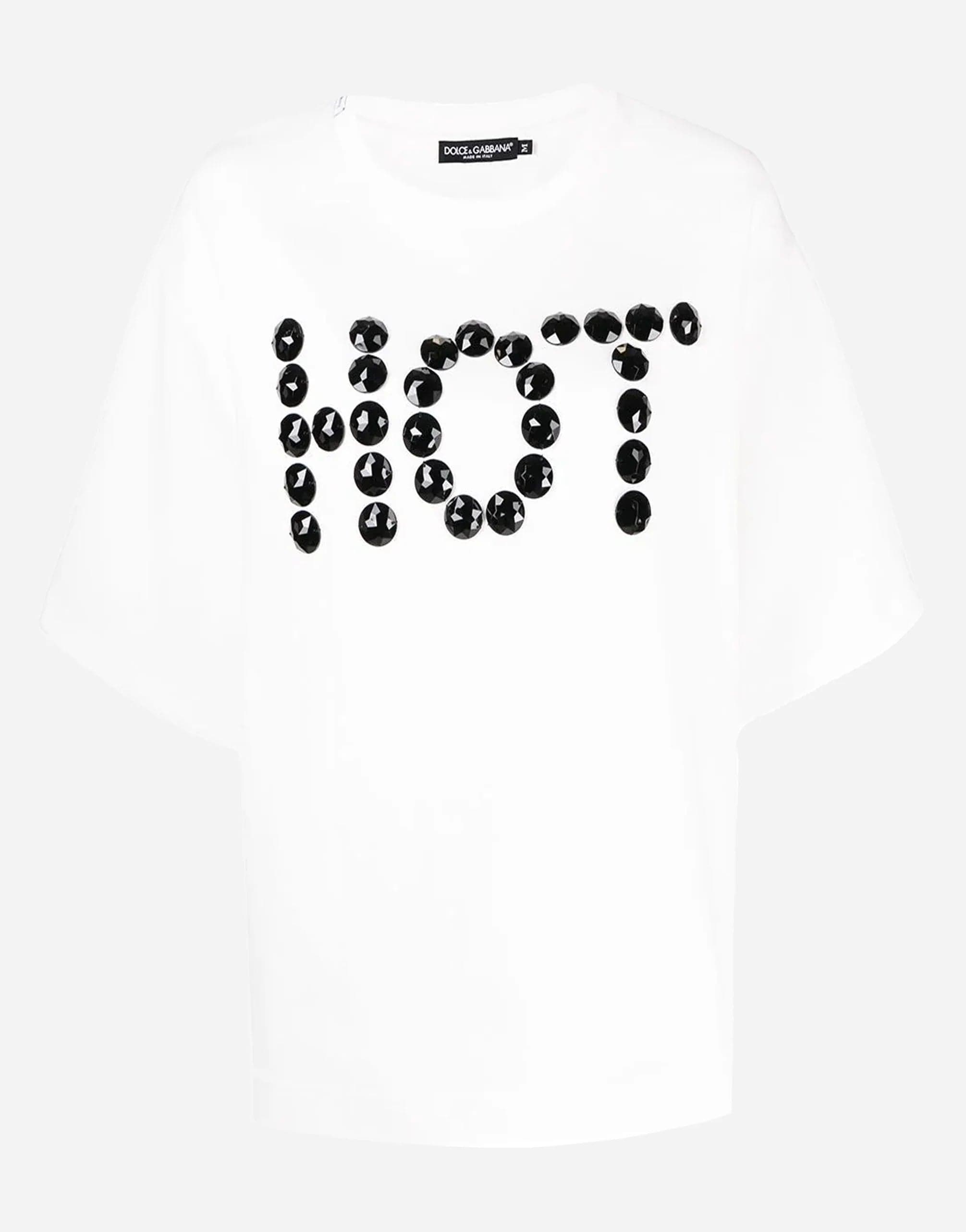 Dolce & Gabbana Crystal-Embellished T-Shirt