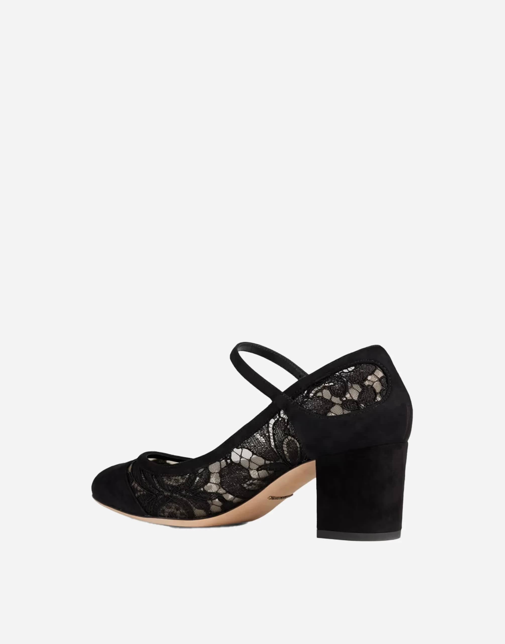 Corded Lace Mary Jane Pumps