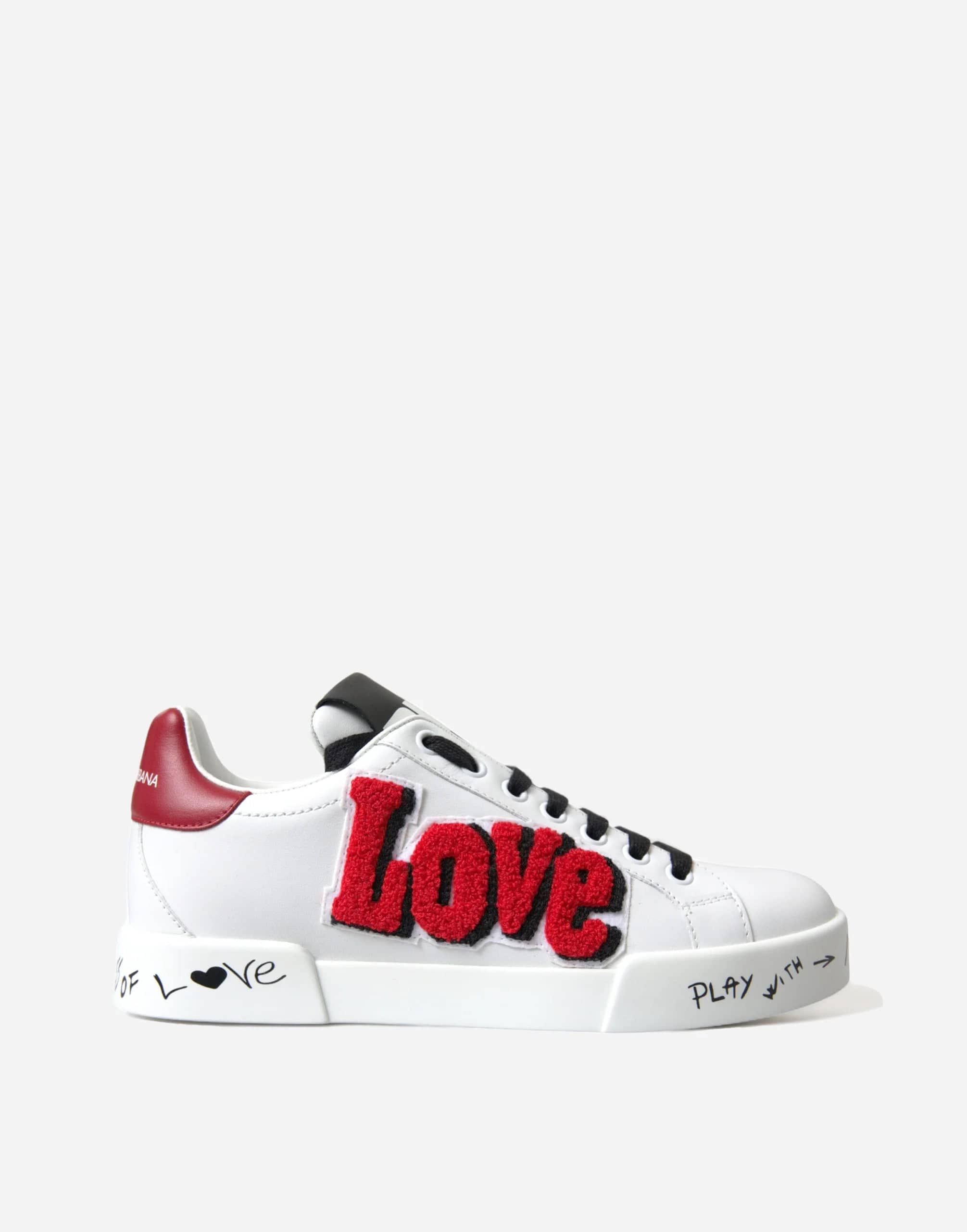 Dolce & Gabbana Love Patch Portofino Classic Sneakers