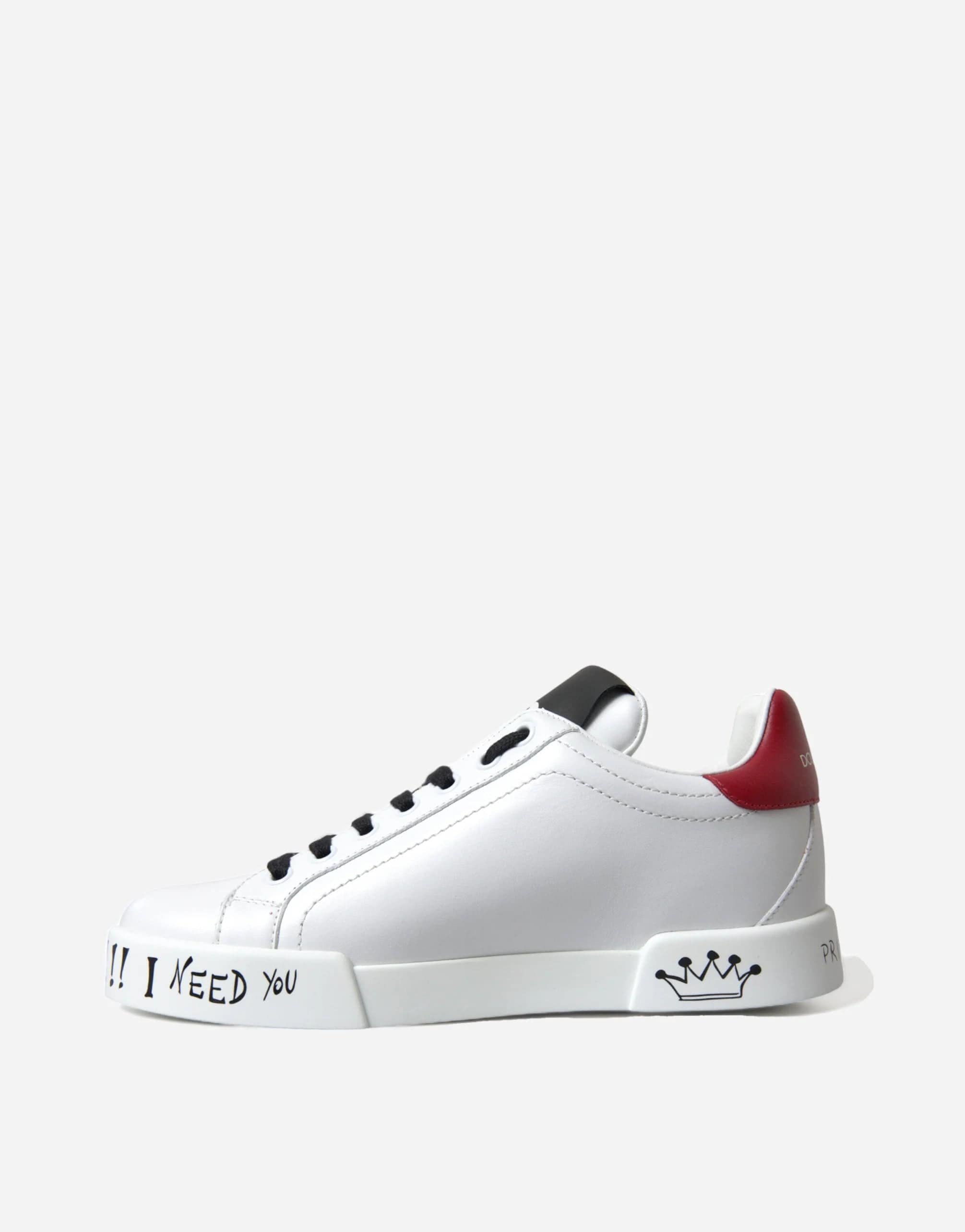 Dolce & Gabbana Love Patch Portofino Classic Sneakers