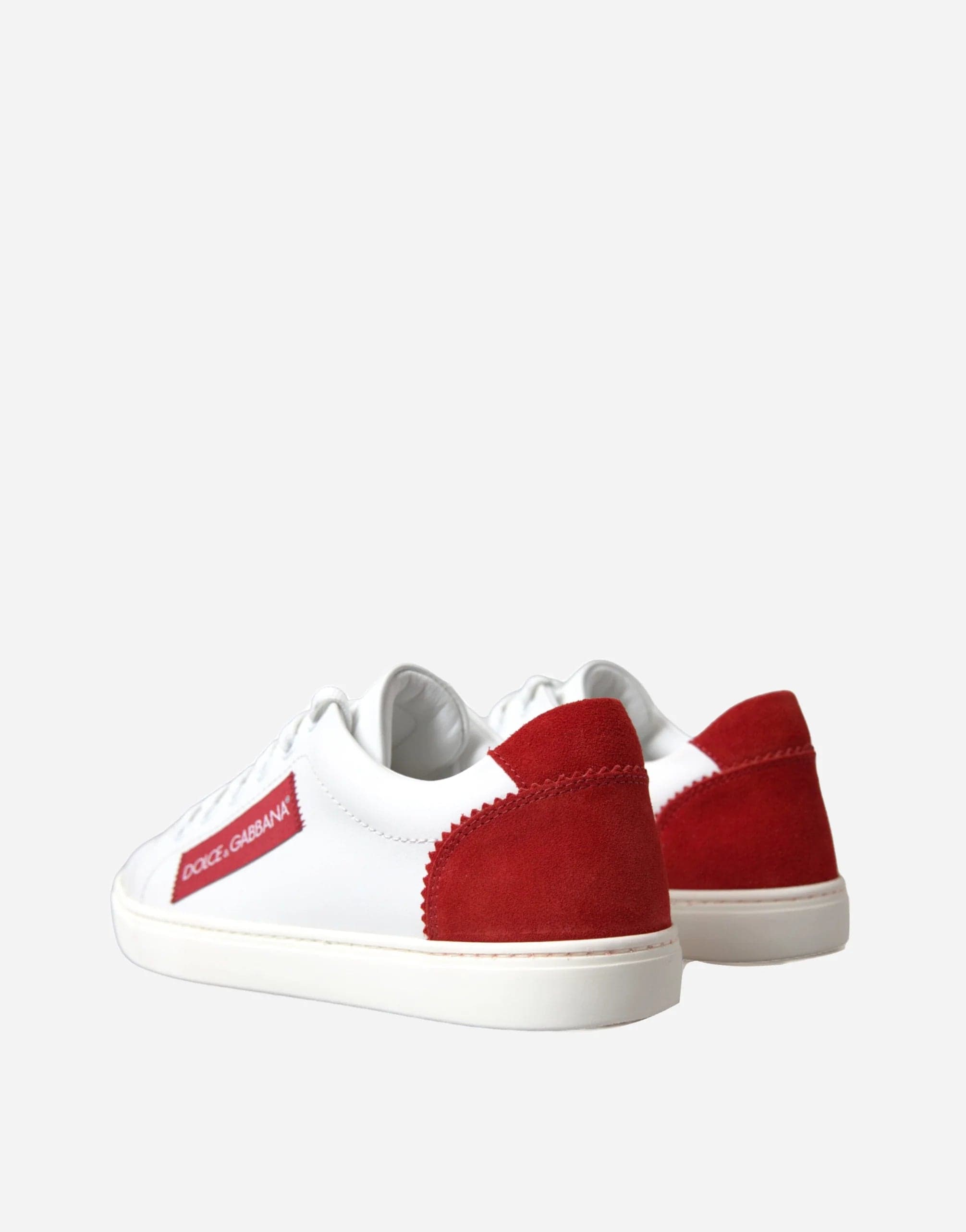 Patch-Logo Leather Low Top Sneakers