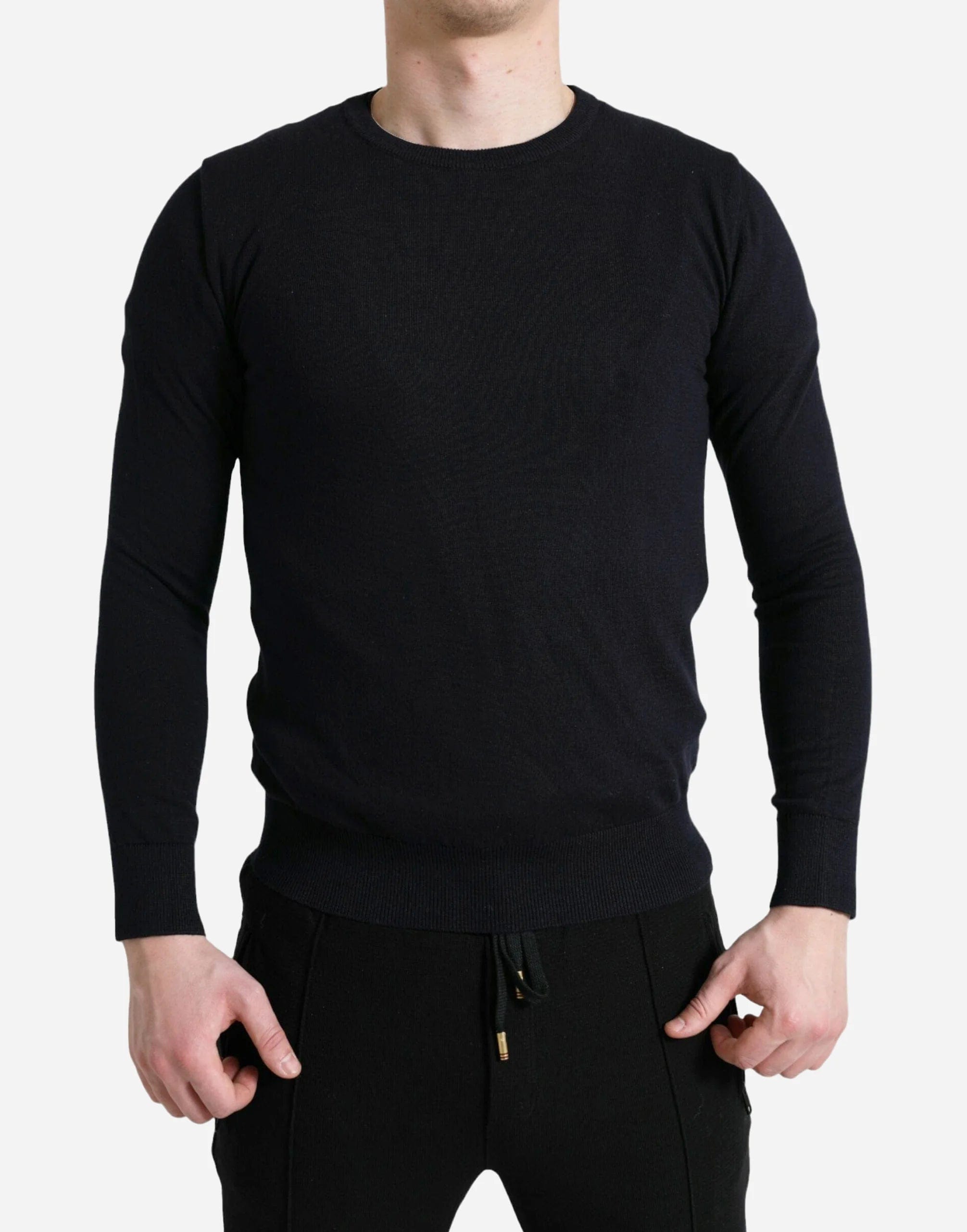 Dolce & Gabbana Round Neck Cotton Sweater