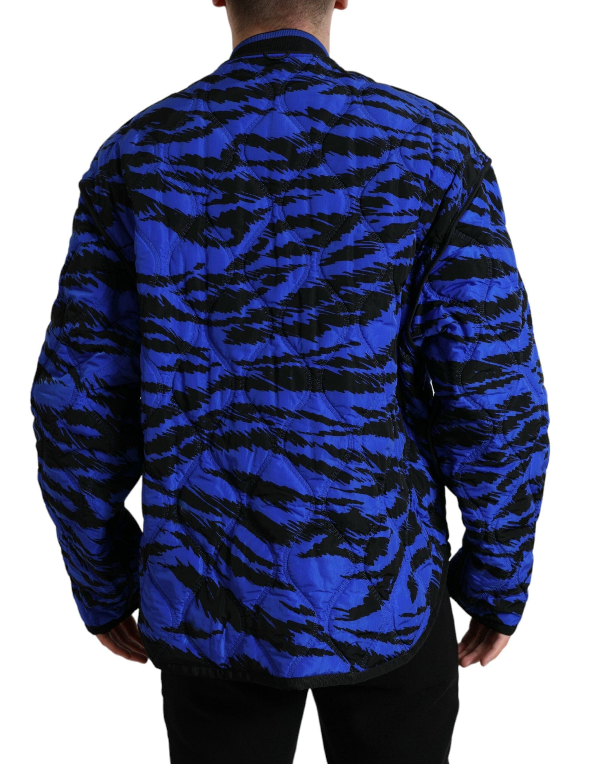 Tiger Print Windbreaker Coat