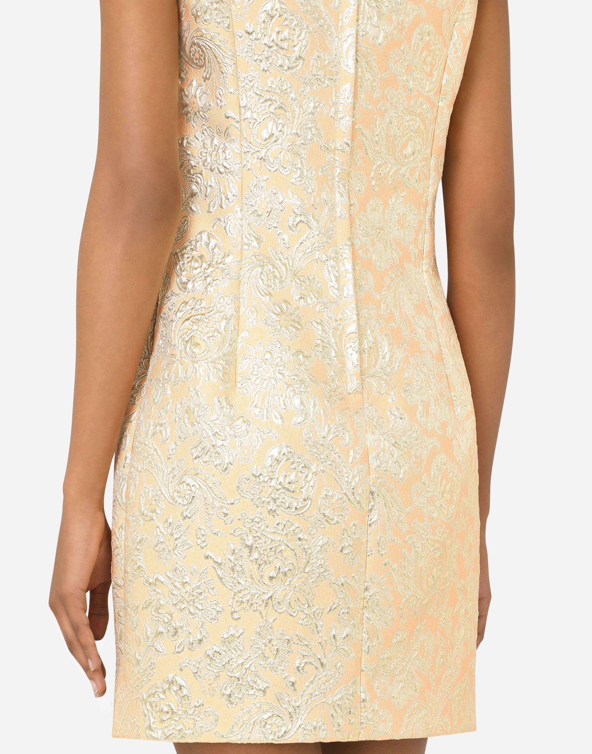 Dolce & Gabbana Lamé Jacquard Mini Dress