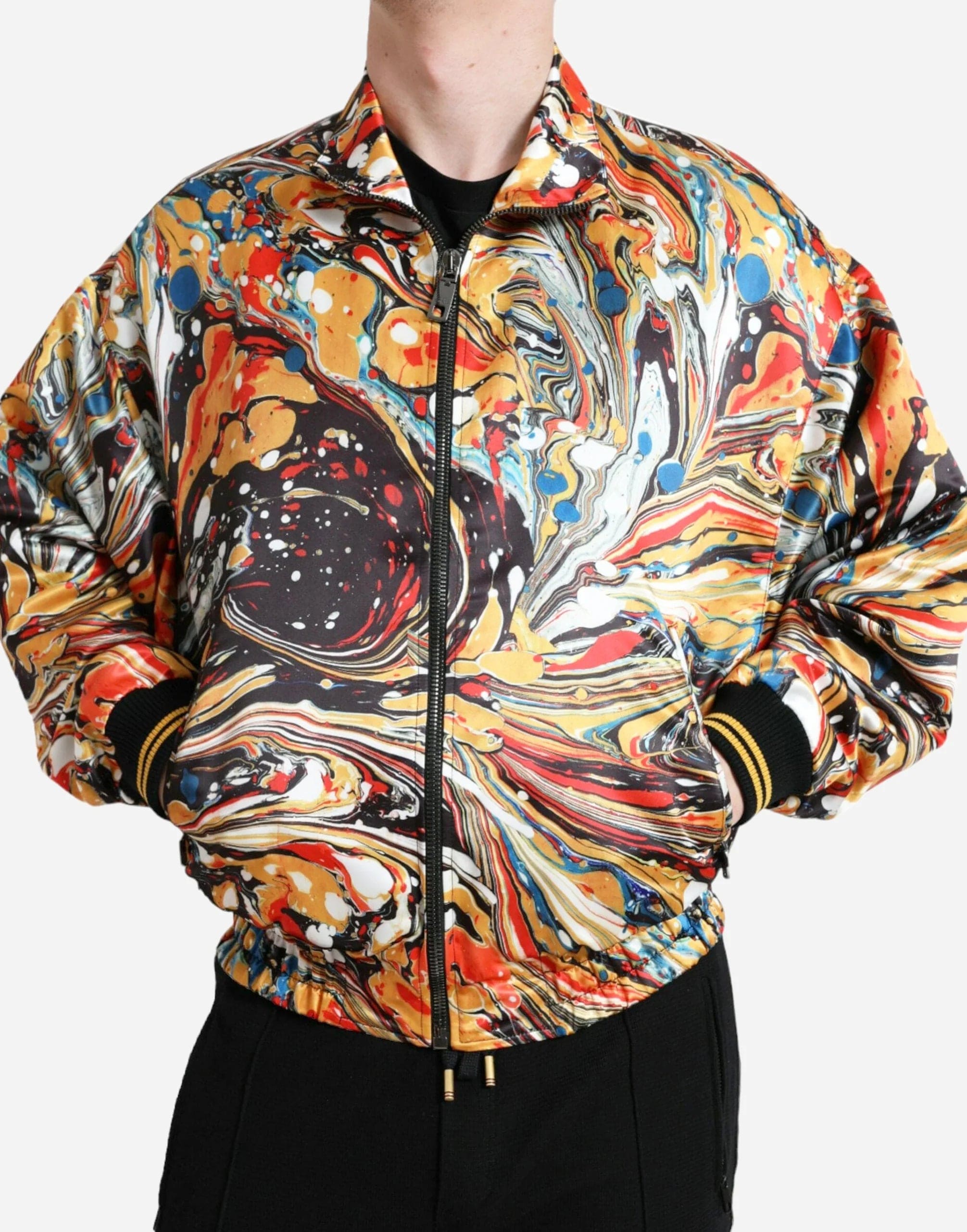 Dolce & Gabbana Graphic-Print Track Jacket