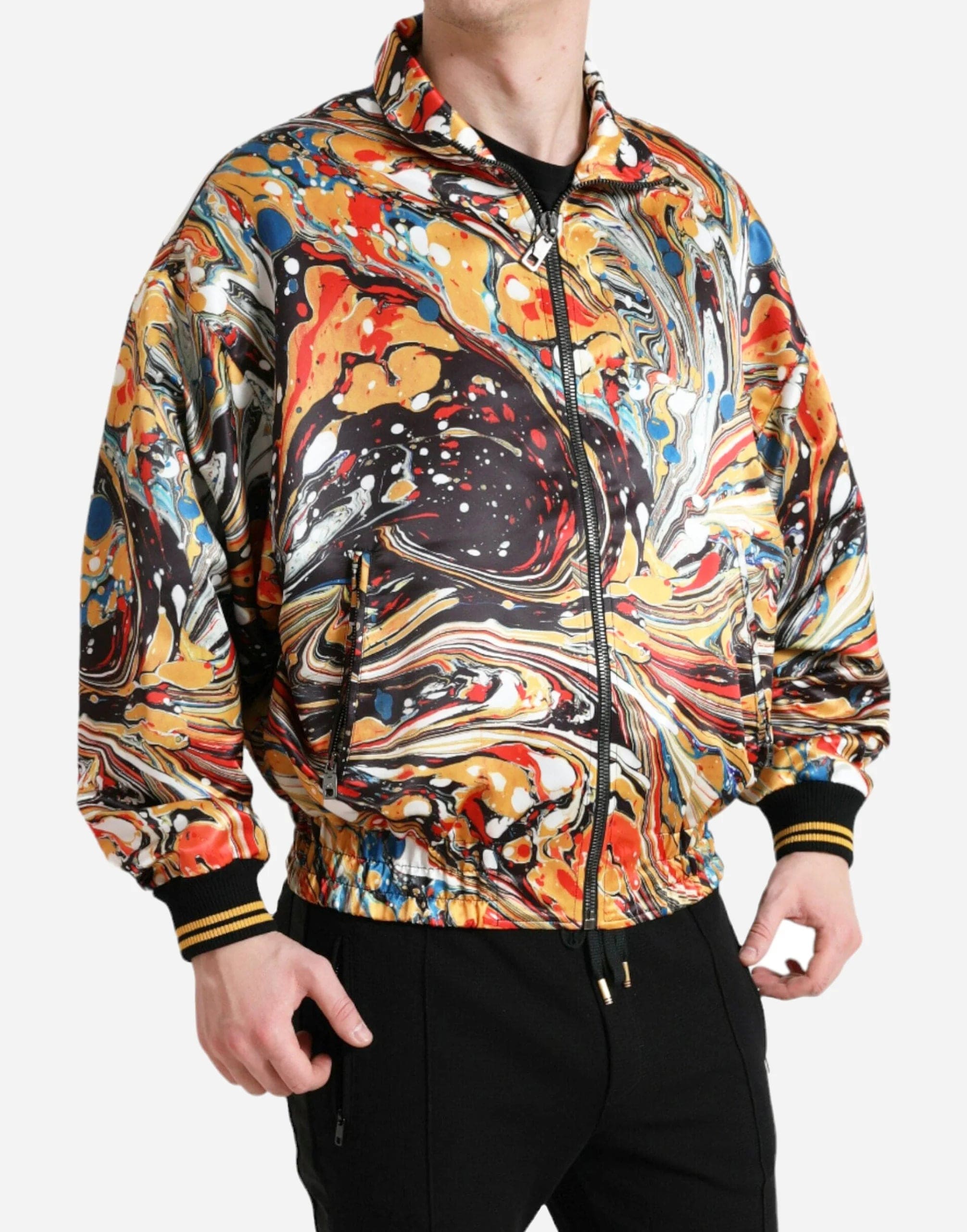 Dolce & Gabbana Graphic-Print Track Jacket