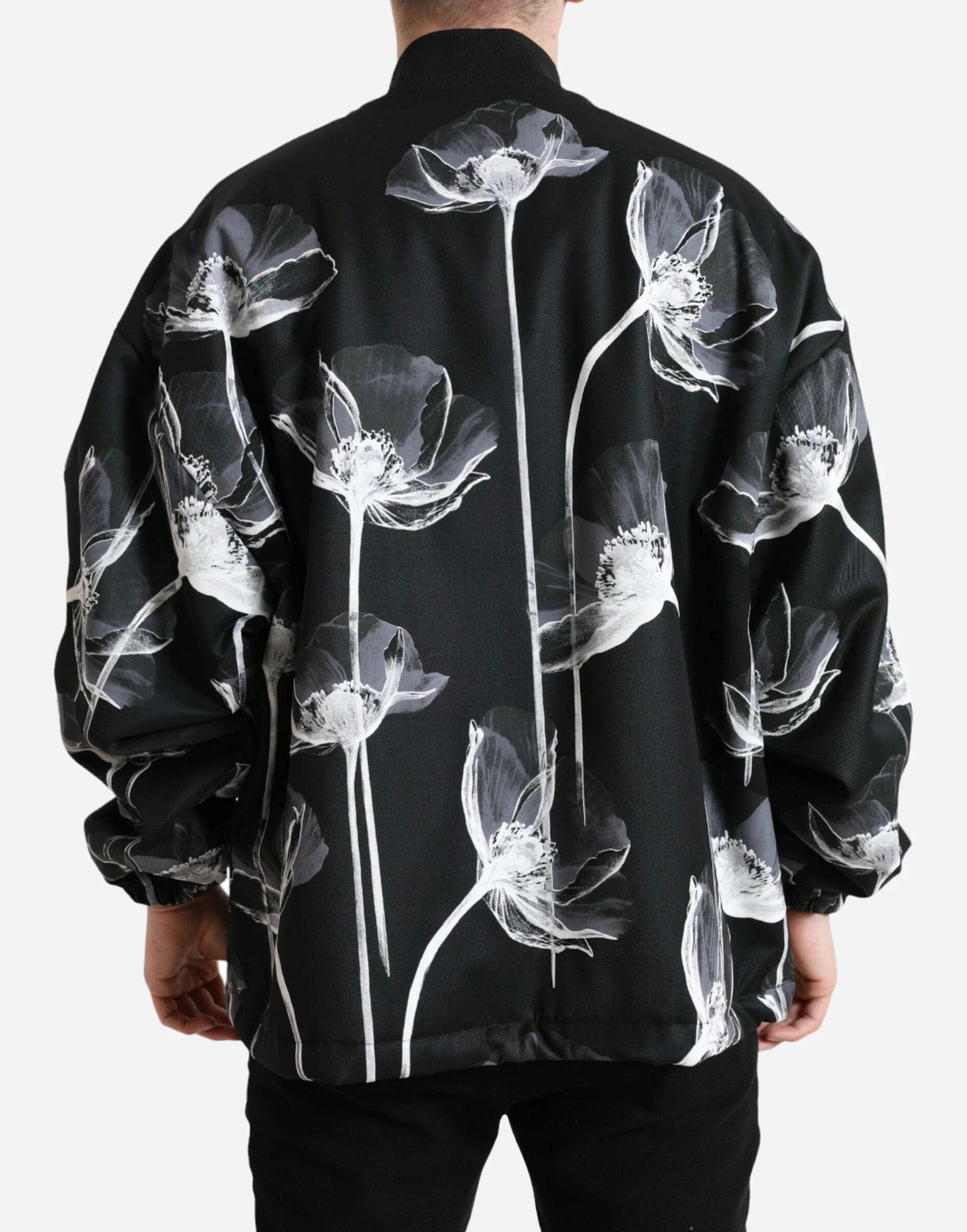 Dolce & Gabbana Floral Print Bomber Jacket
