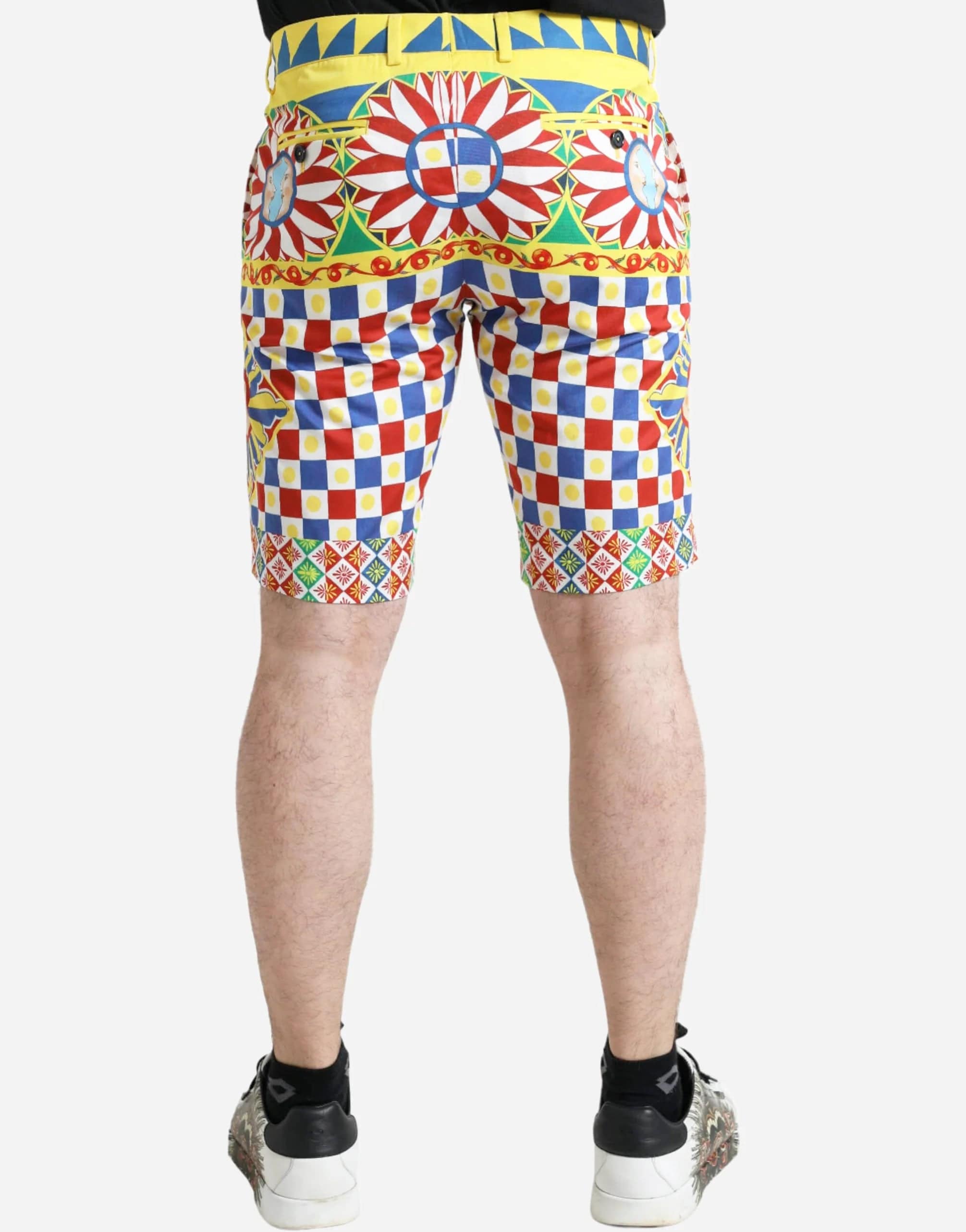 Dolce & Gabbana Carretto Print Bermuda Shorts