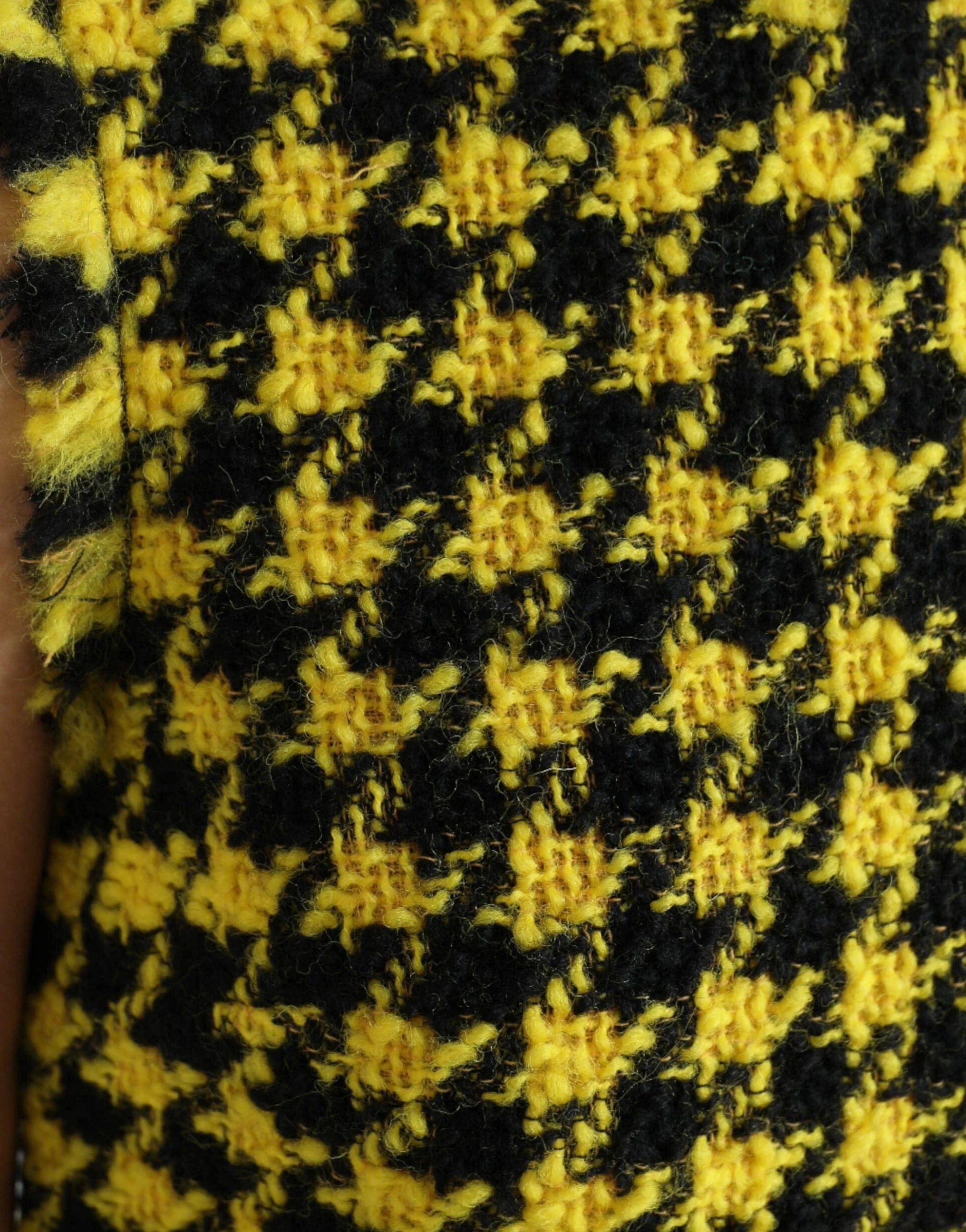 Dolce & Gabbana Houndstooth Sleeveless Mini Dress