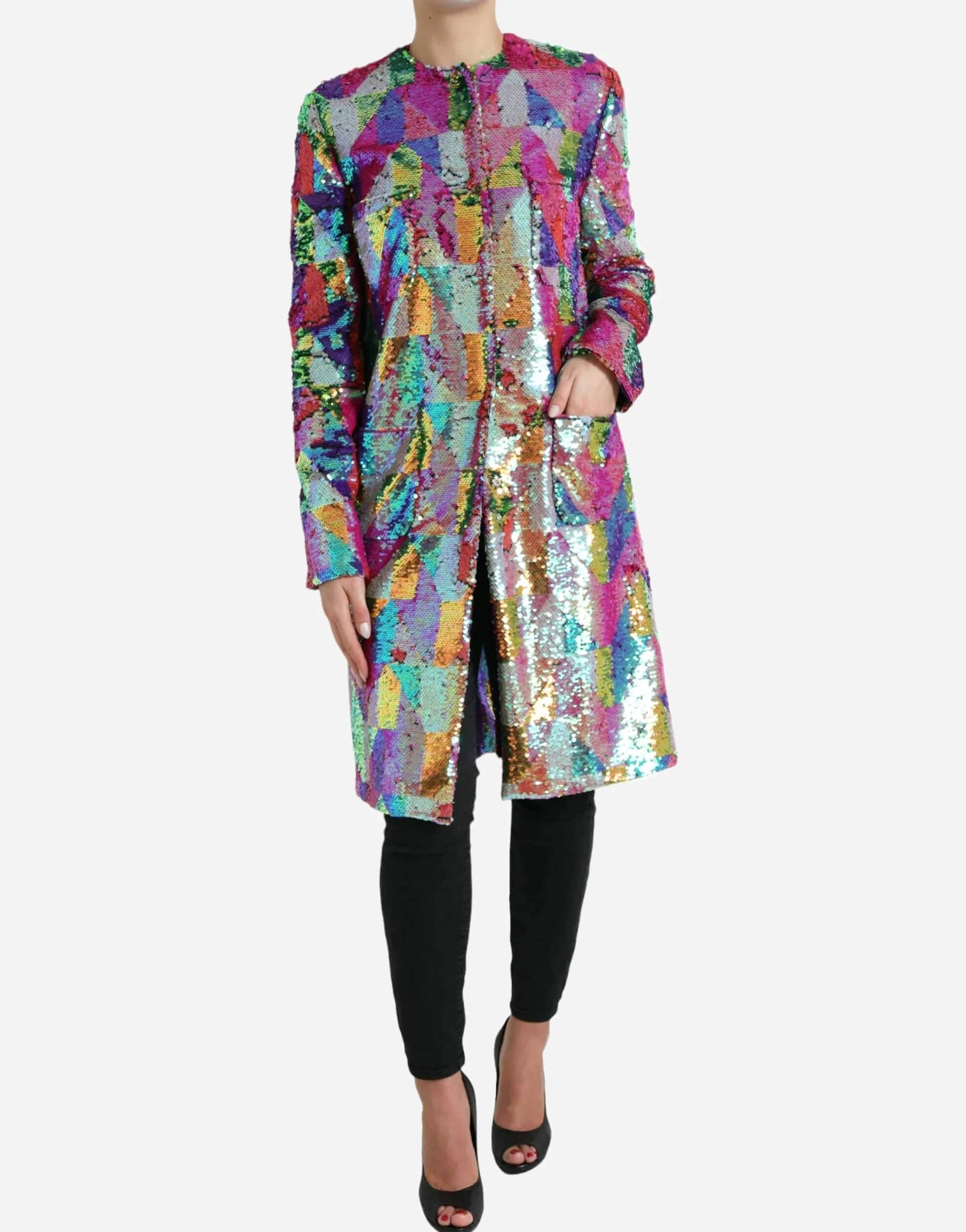Dolce & Gabbana Sequined Long Jacket