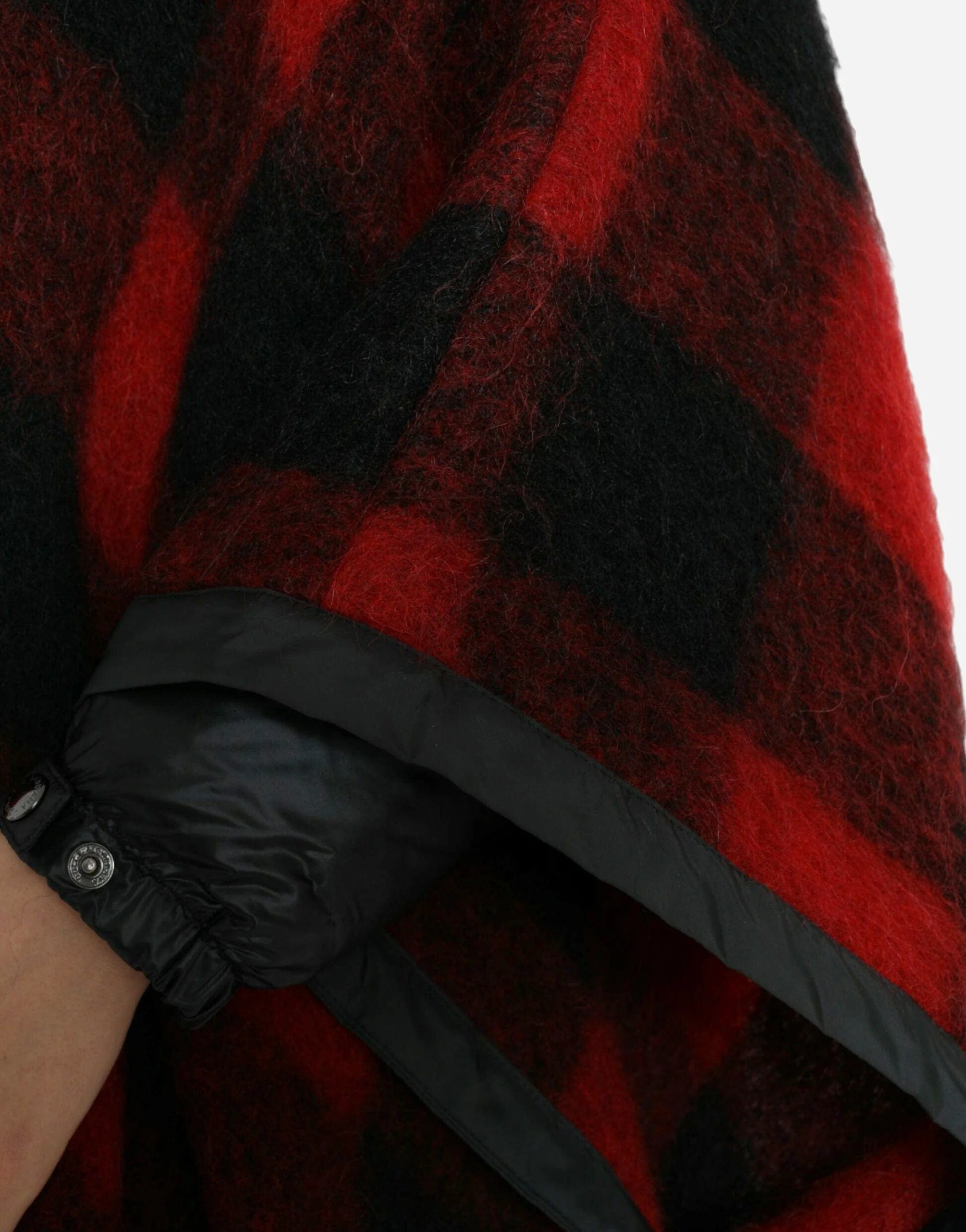 Dolce & Gabbana Checkered Poncho Jacket