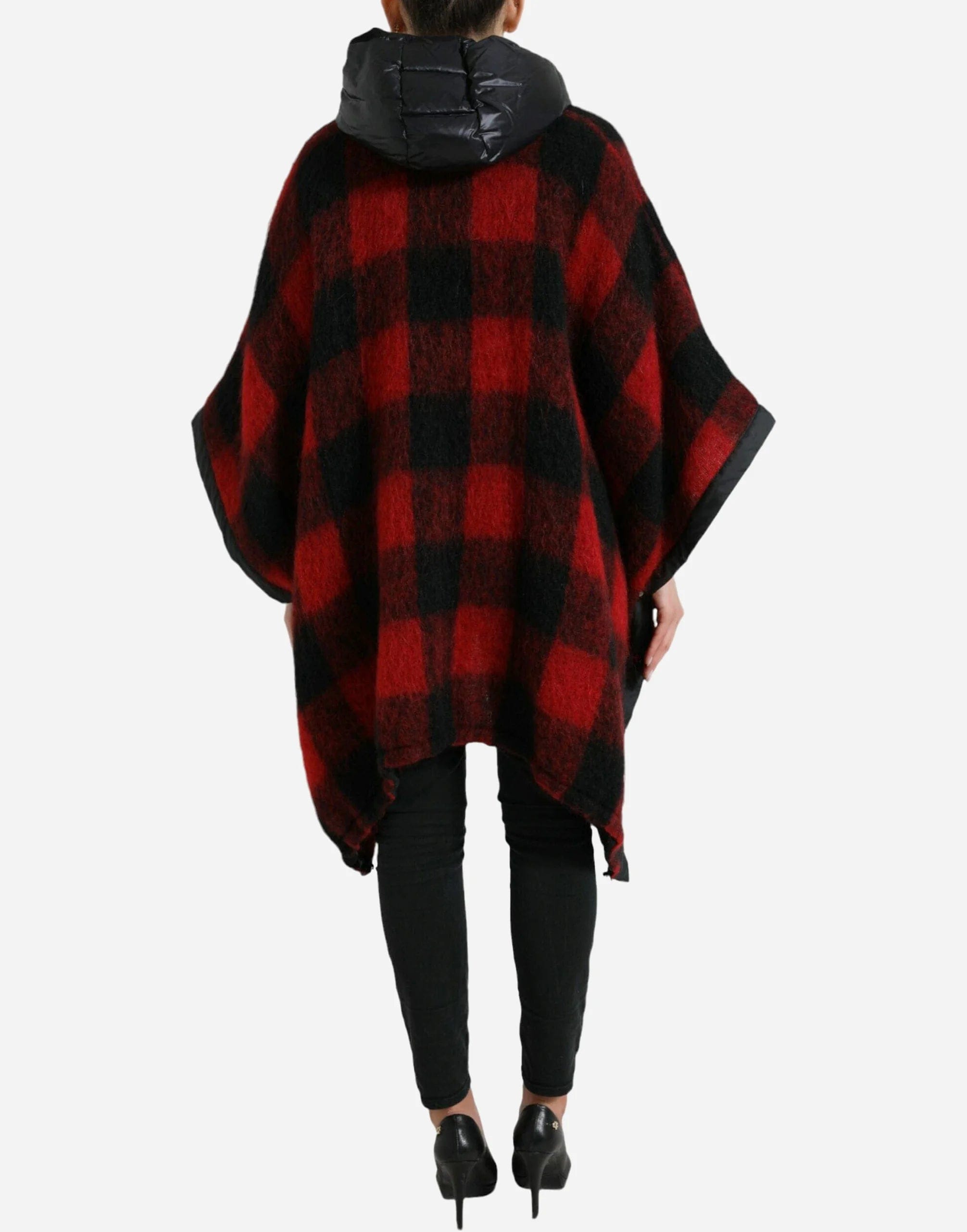 Dolce & Gabbana Checkered Poncho Jacket