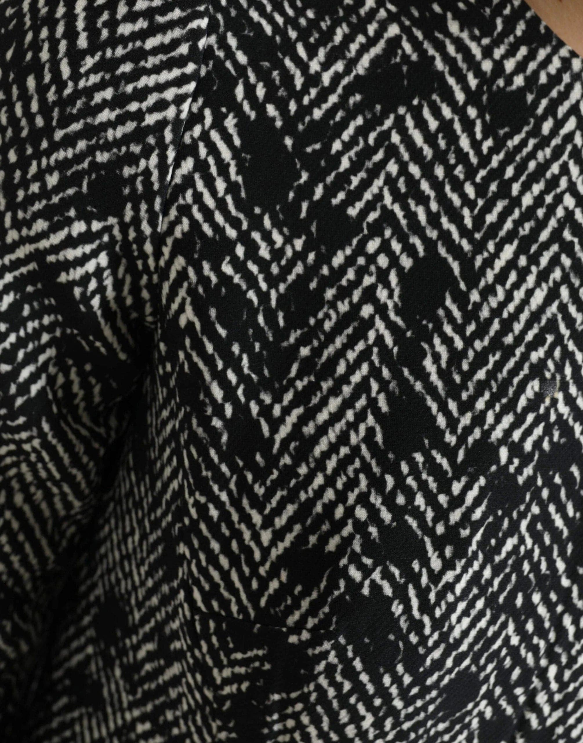 Dolce & Gabbana Chevron Shift Mini Dress