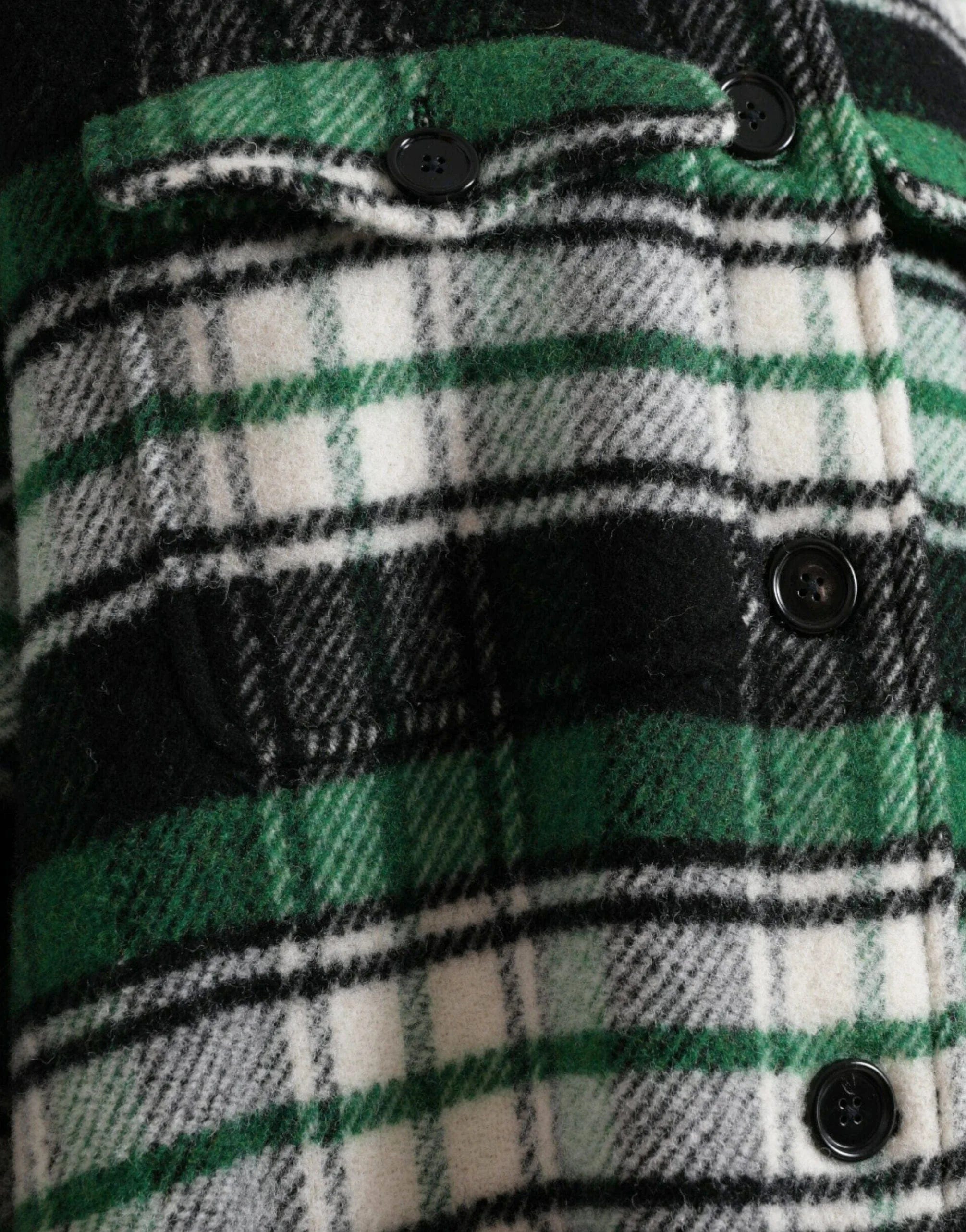 Dolce & Gabbana Check Plaid Trench Coat