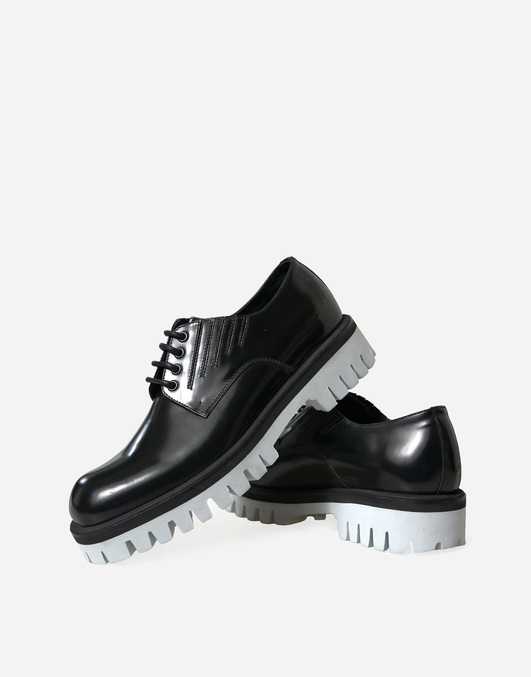 Dolce & Gabbana Derby In Spazzolato Calfskin Leather