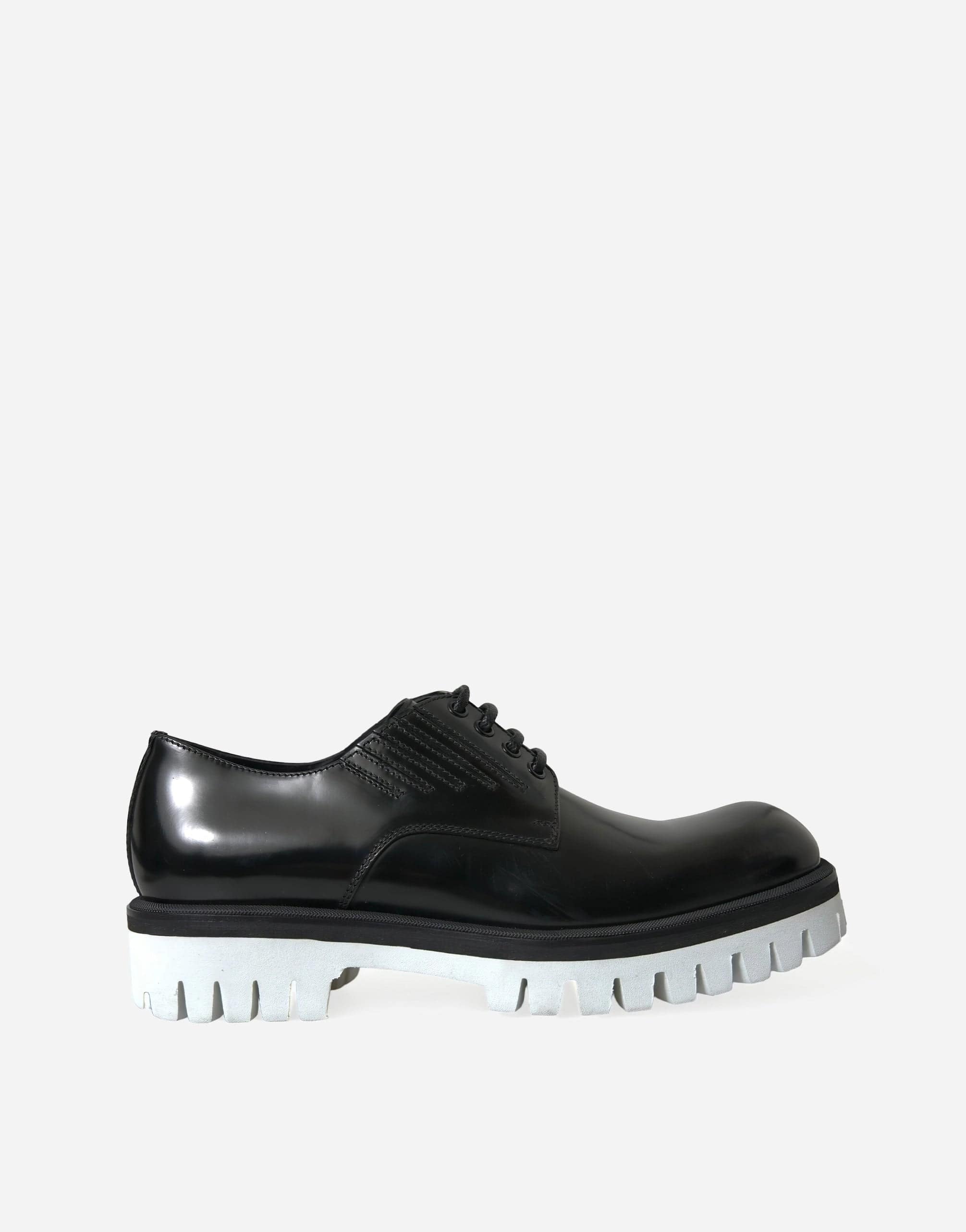 Dolce & Gabbana Derby In Spazzolato Calfskin Leather