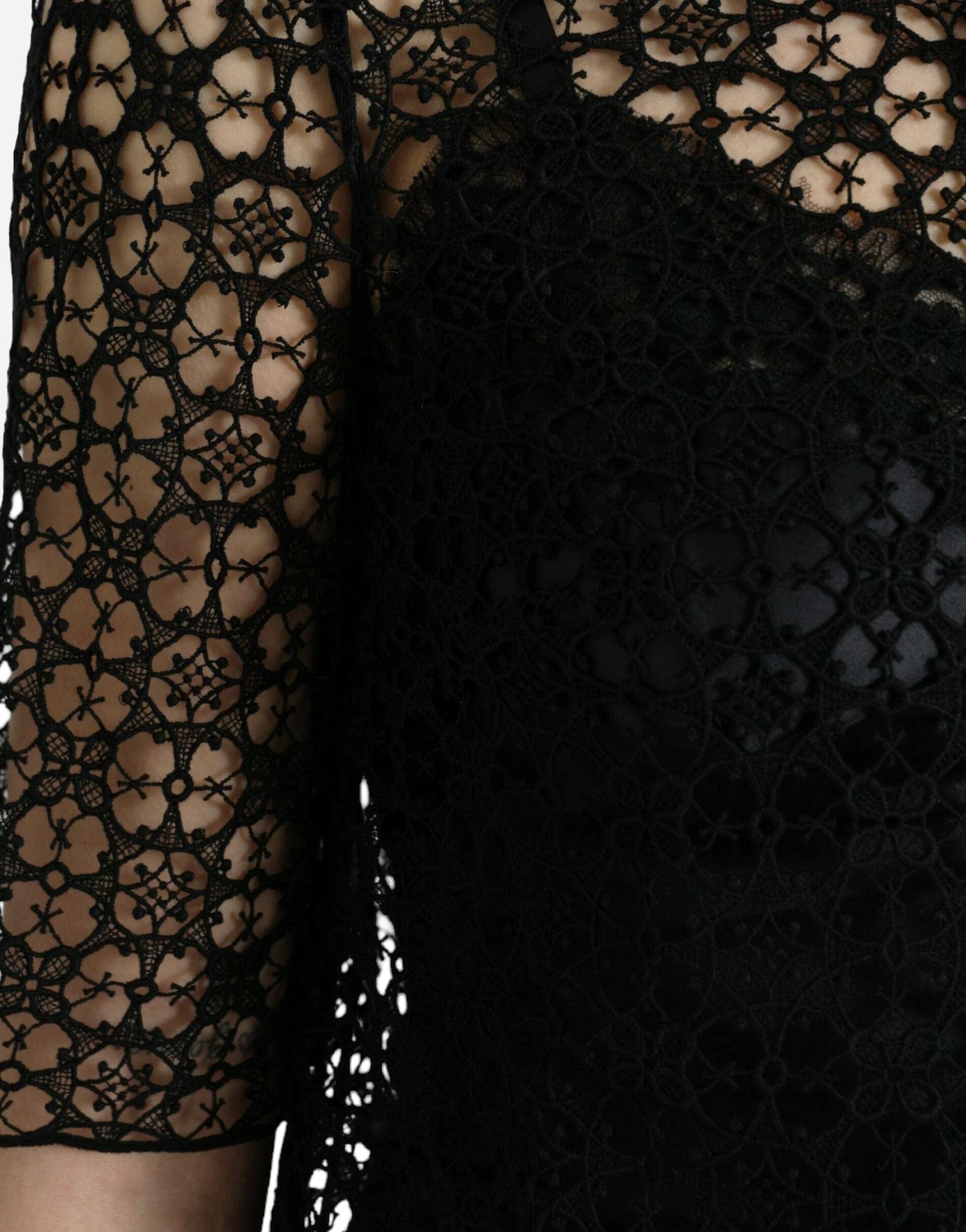 Dolce & Gabbana Floral Lace Blouse