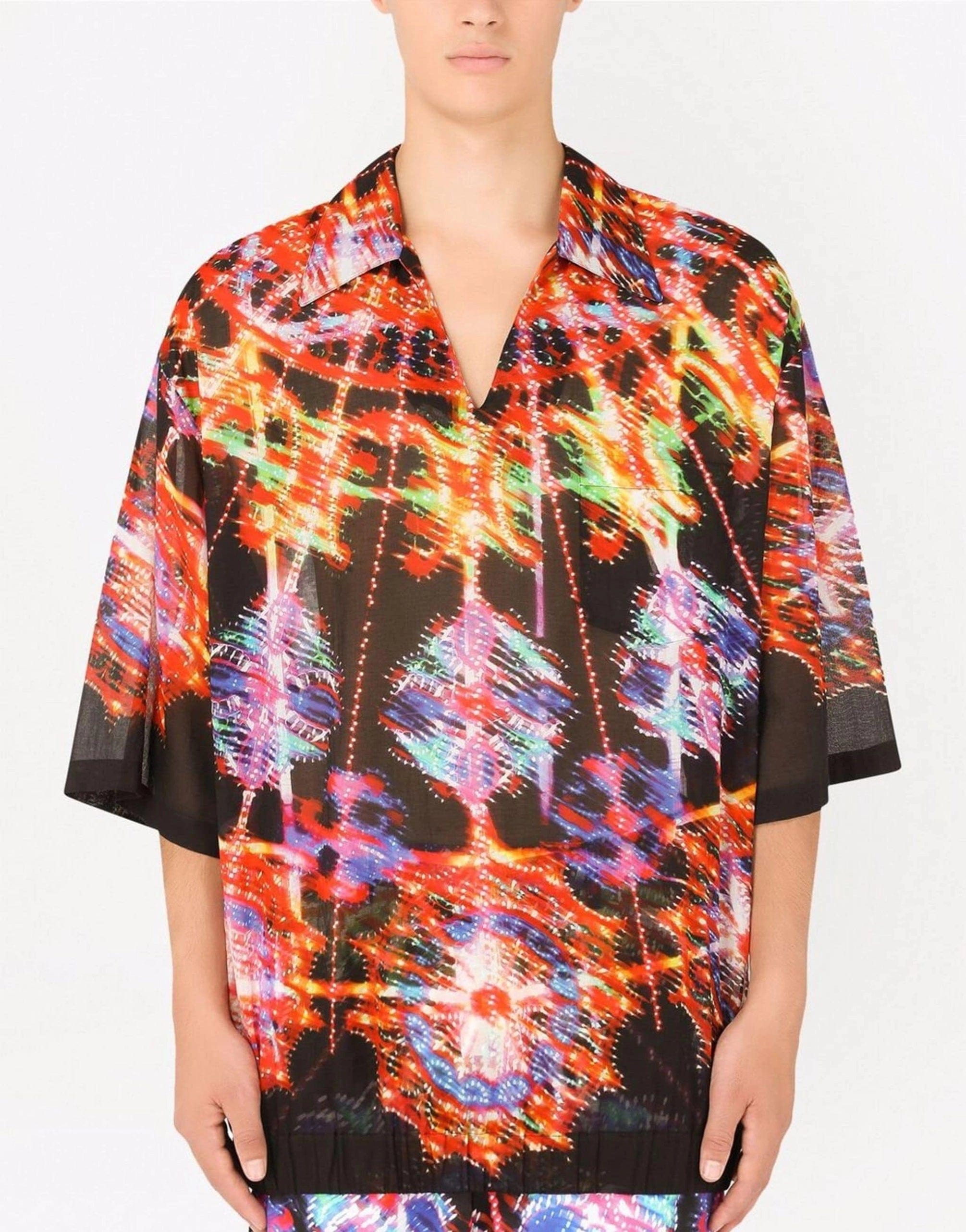 Dolce & Gabbana Therapy-Print Cotton Shirt