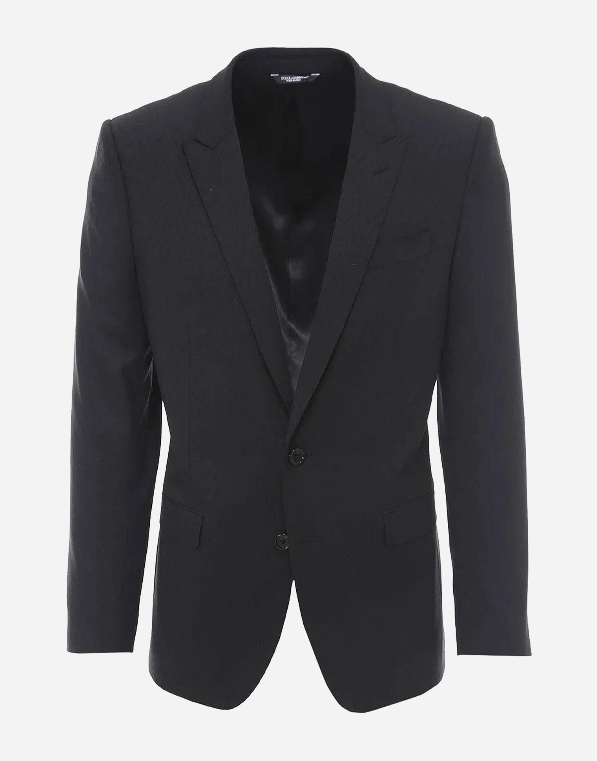 Dolce & Gabbana Single-Breasted Wool Blend Blazer