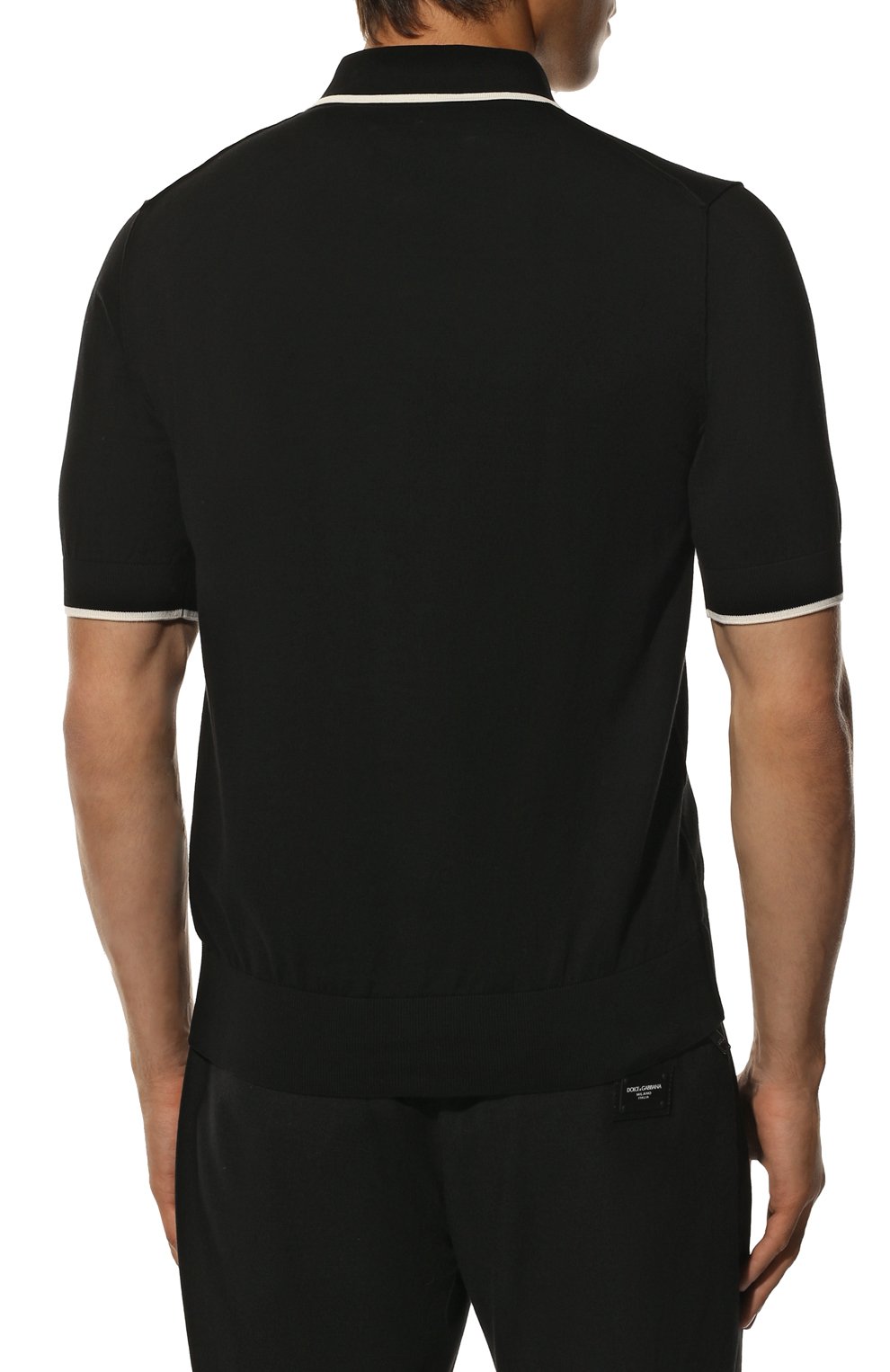 Dolce & Gabbana Cotton Knit Polo Shirt