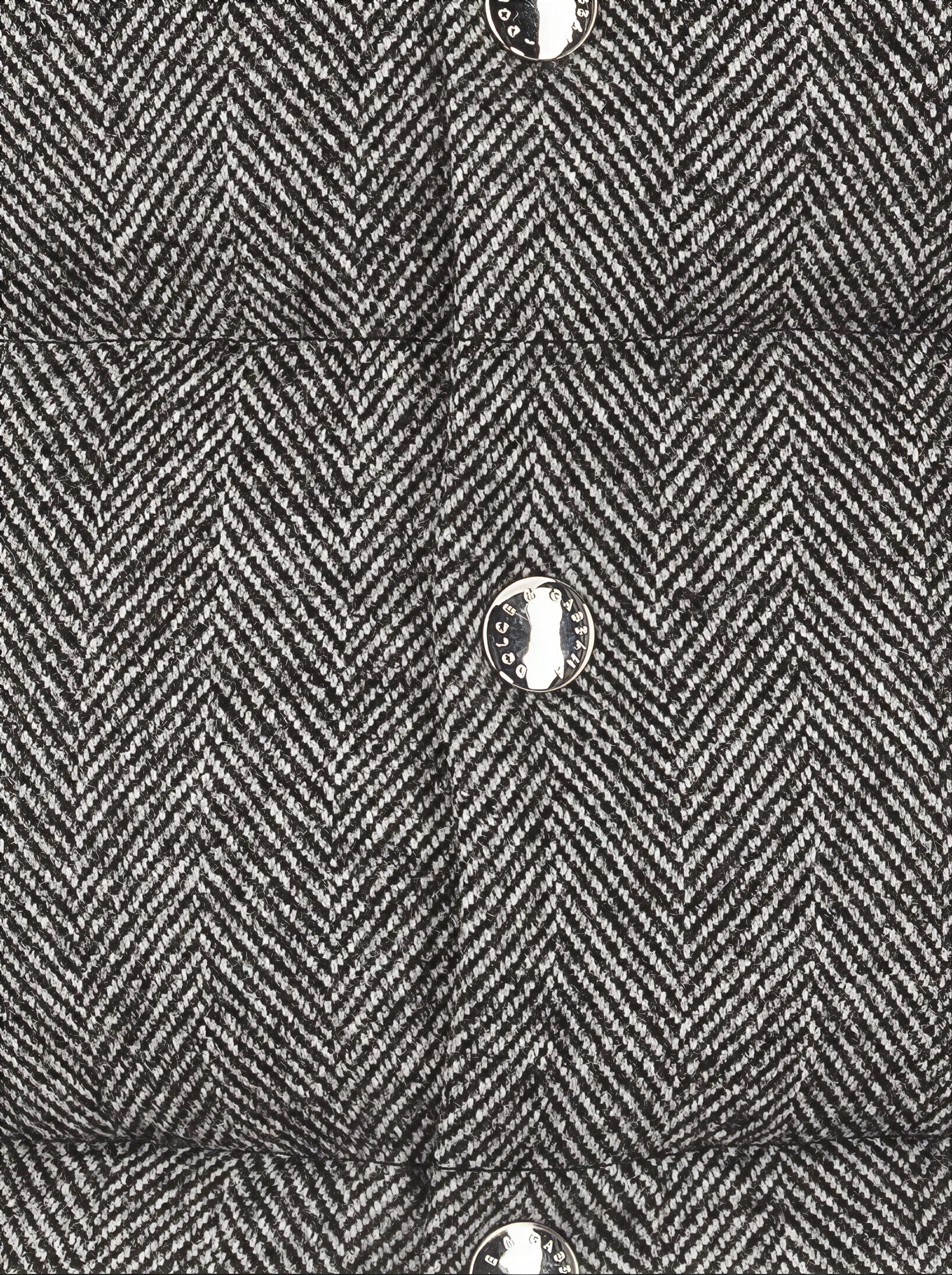 Dolce & Gabbana Herringbone Quilted Gilet Vest