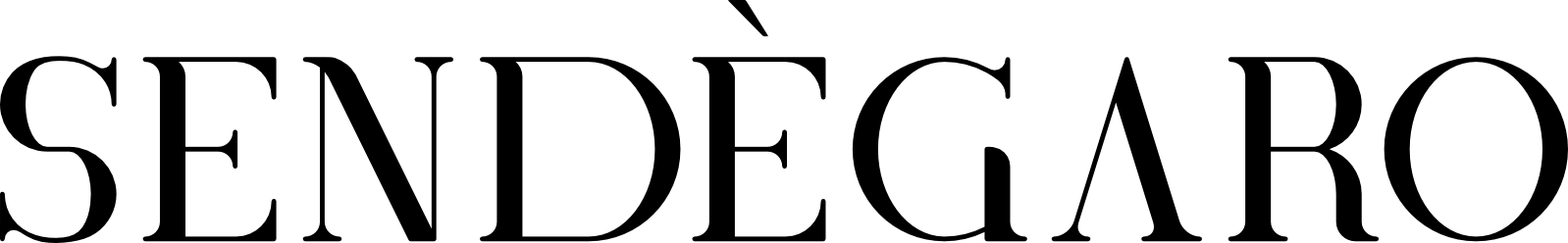 SENDEGARO BLACK LOGO
