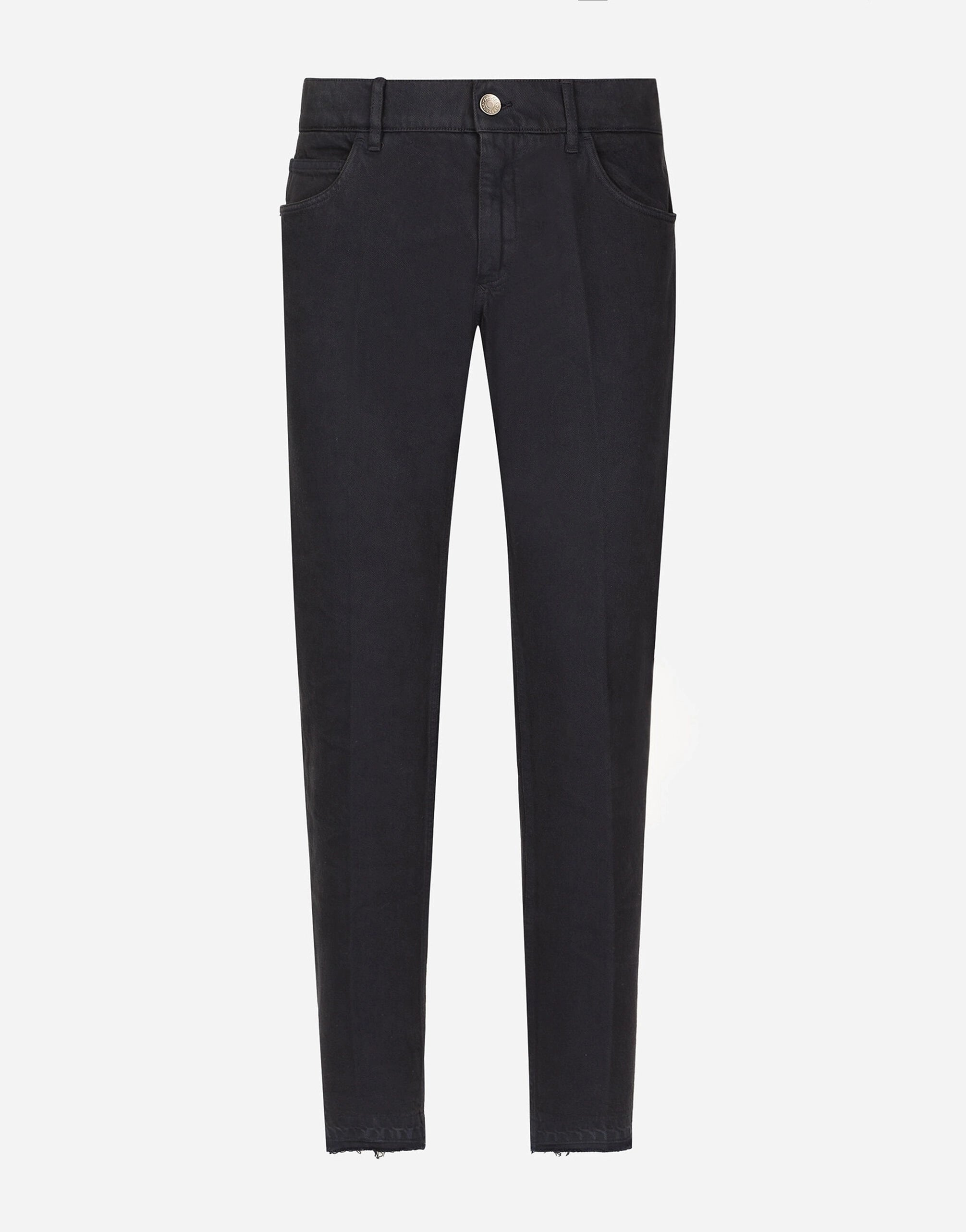 Pressed-Crease Slim-Cut Jeans