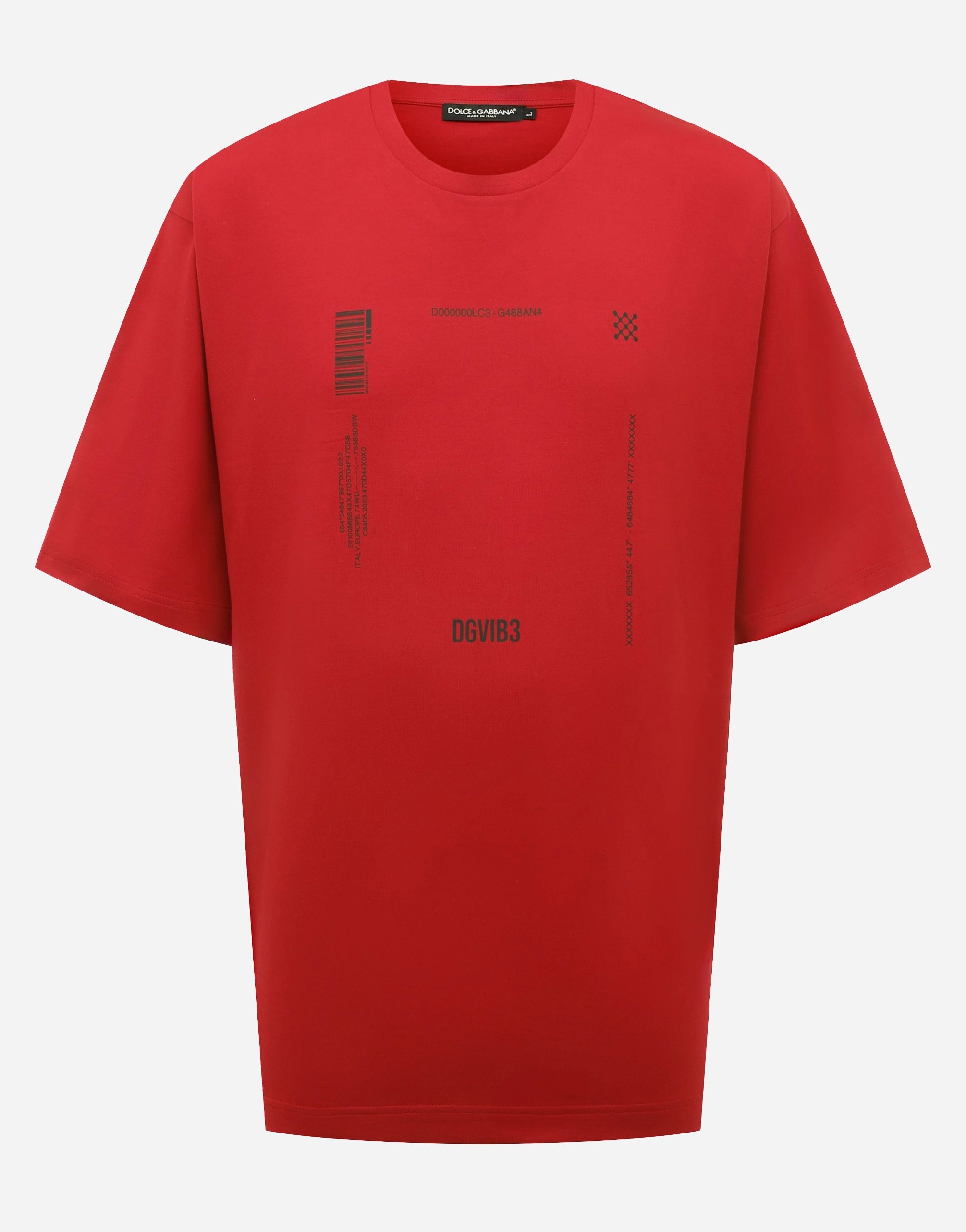 Dolce & Gabbana Barcode-Print T-Shirt