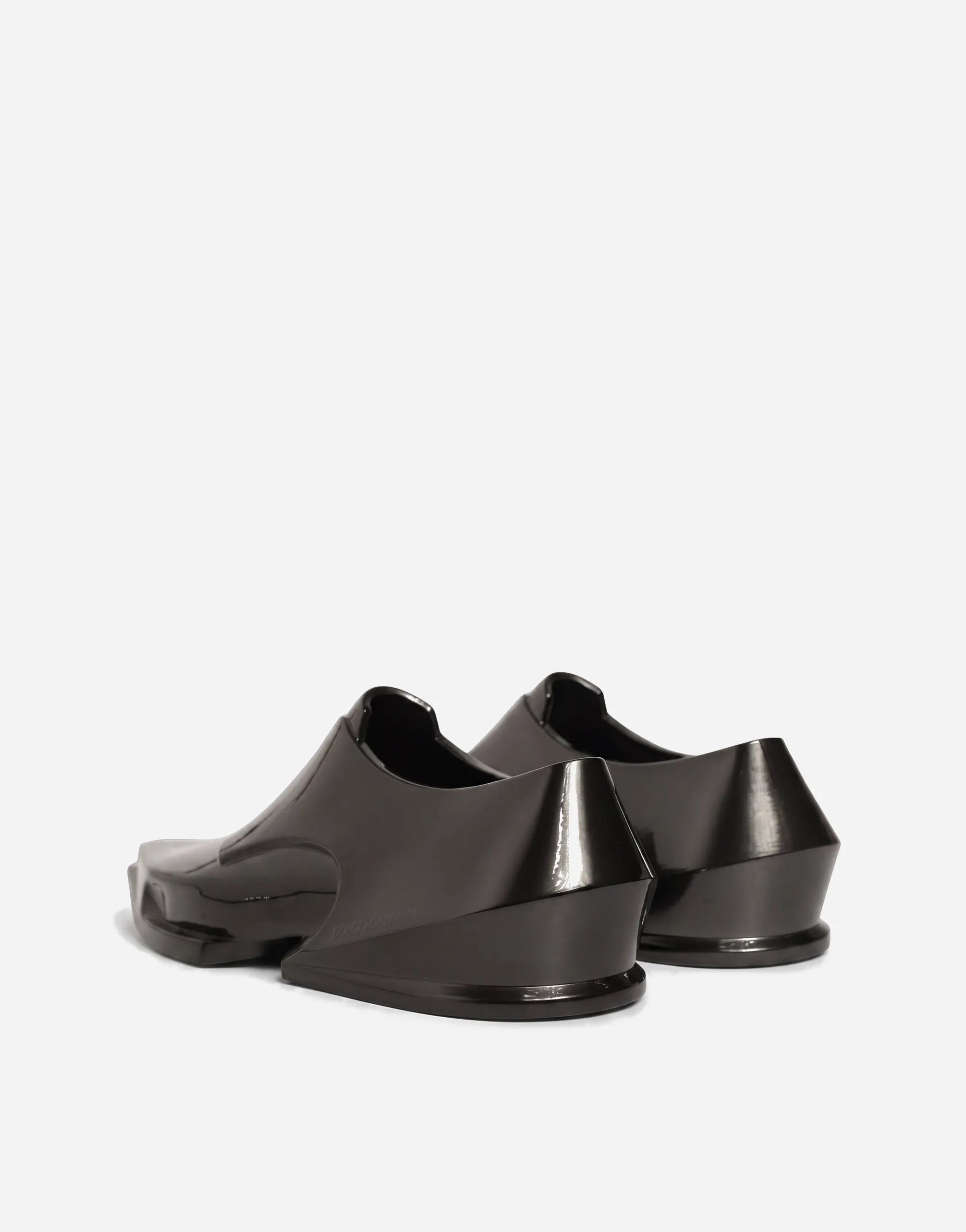 Dolce & Gabbana Sculpted Patent Derby Shoes