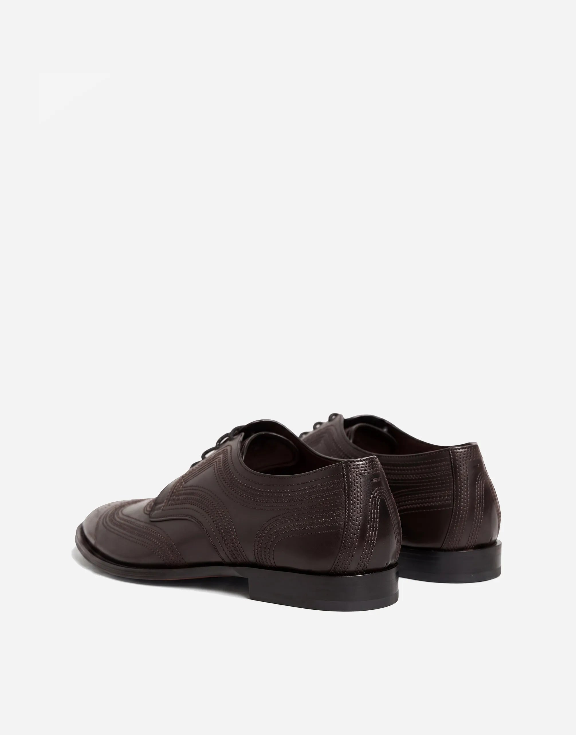 Dolce & Gabbana Sapatos Derby Brogue em Couro