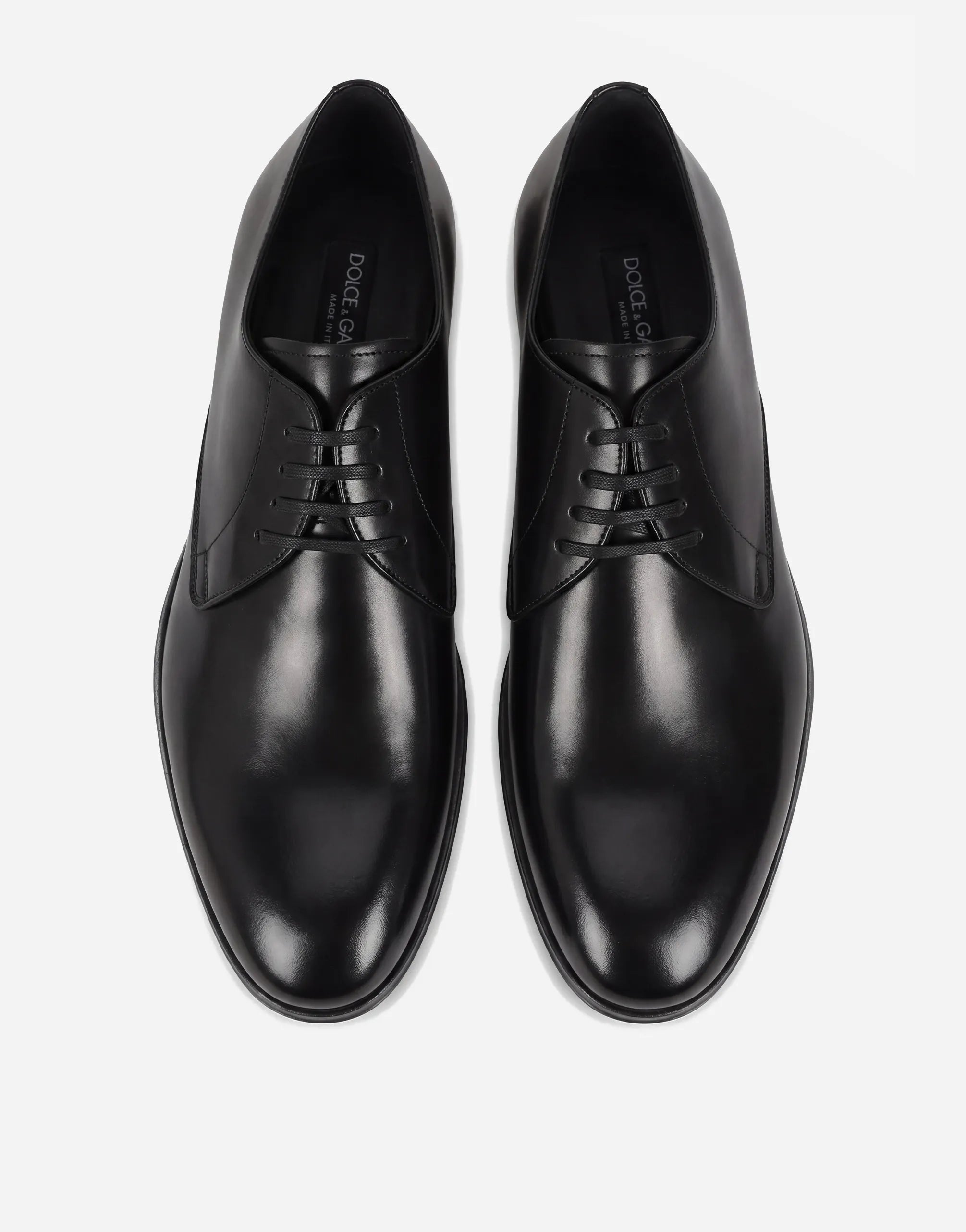 Dolce & Gabbana Polished Leather Derby Dress Shoes