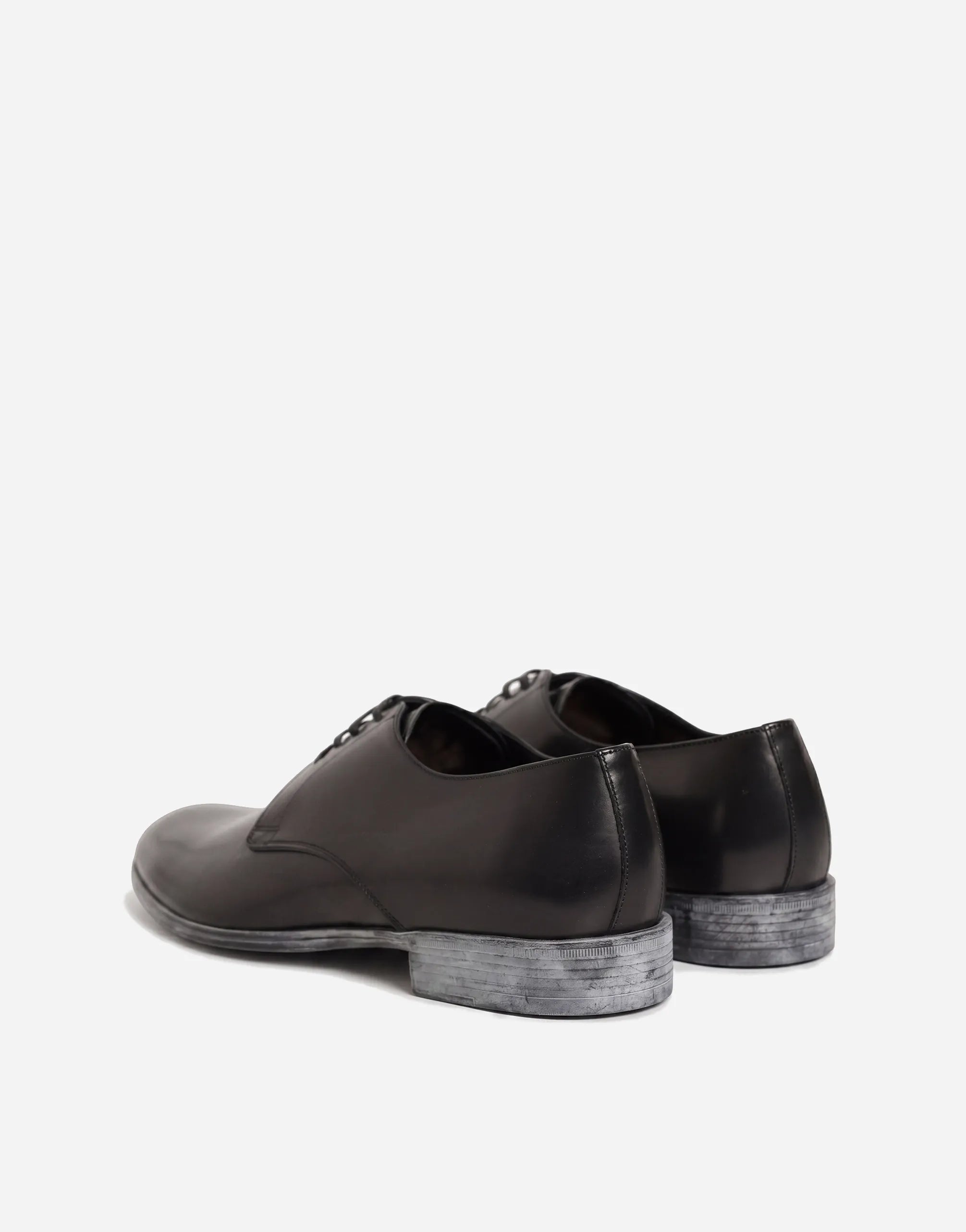 Dolce & Gabbana Polished Leather Derby Dress Shoes