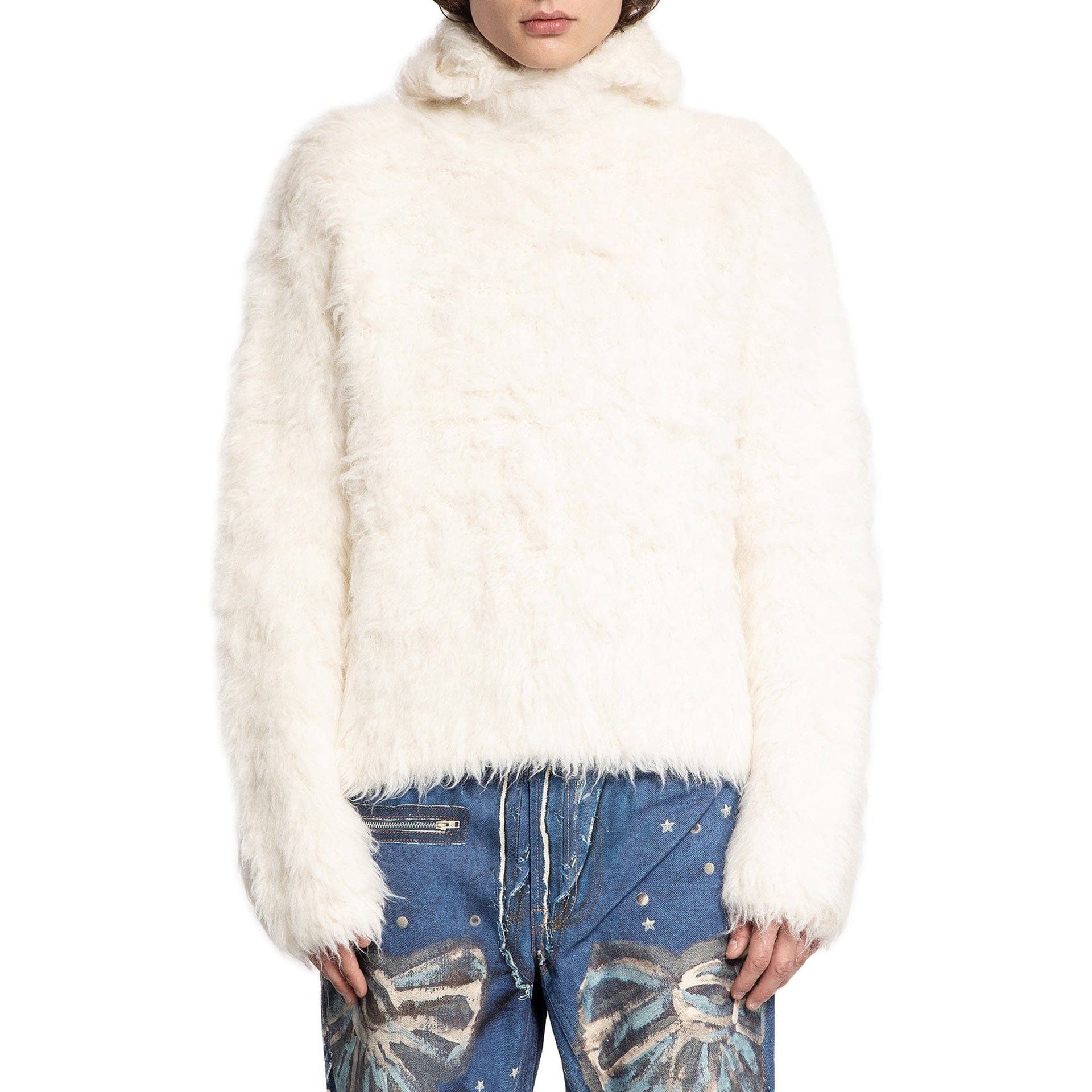 Acne Studios Alpaca Blend Hooded Sweatshirt
