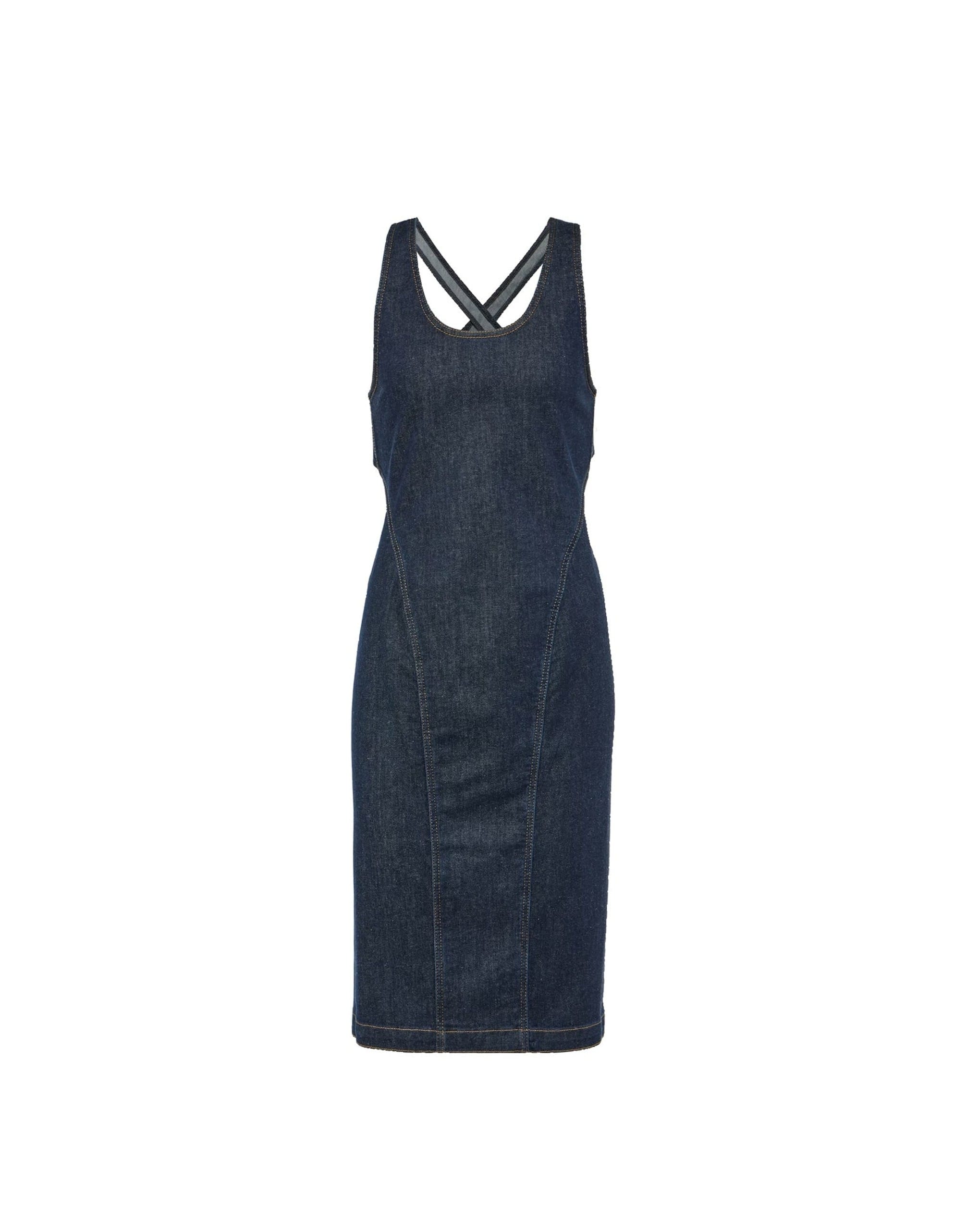 Alaïa Alaia Sculpt Denim Dress